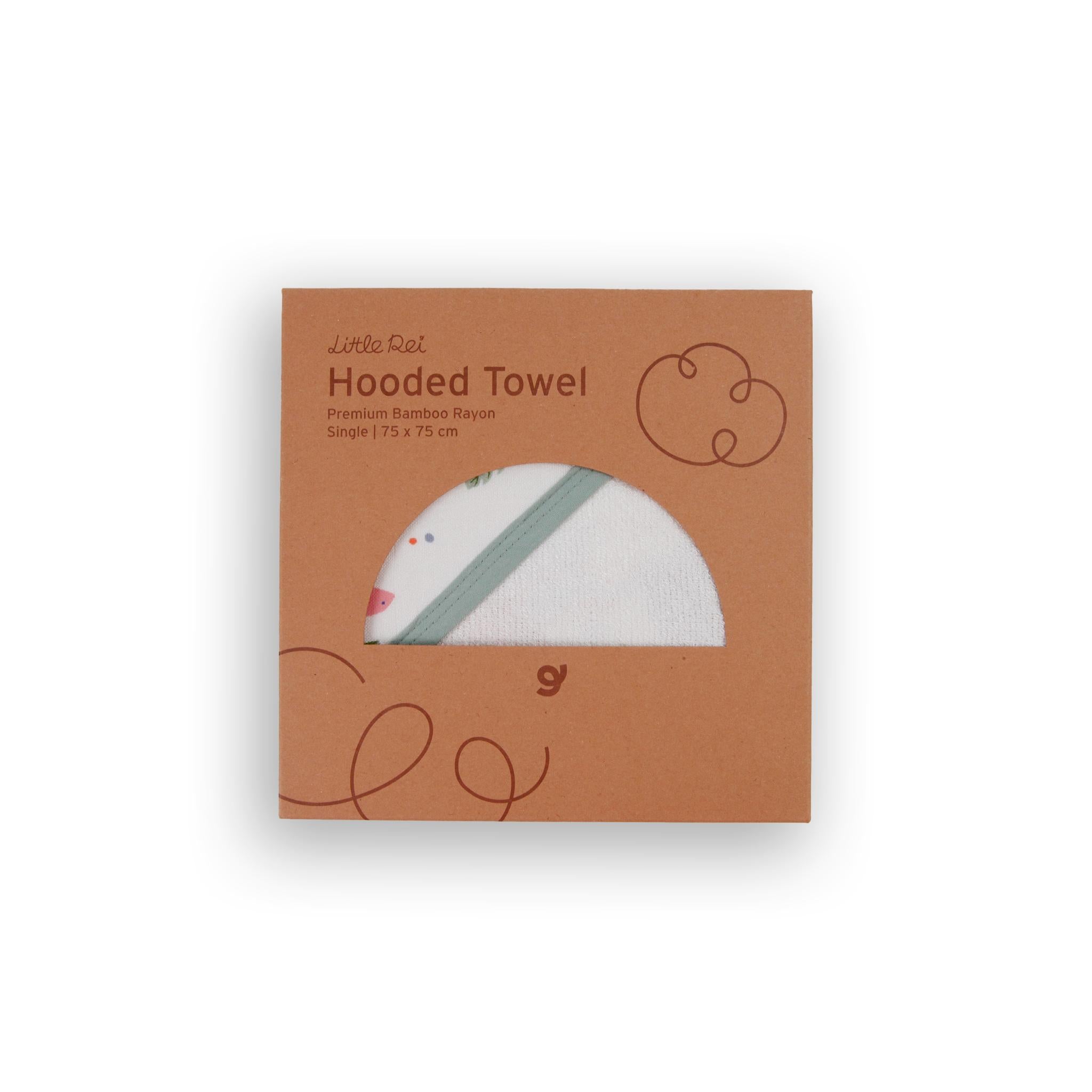LITTLE REI | LRE Bamboo Hooded Towel