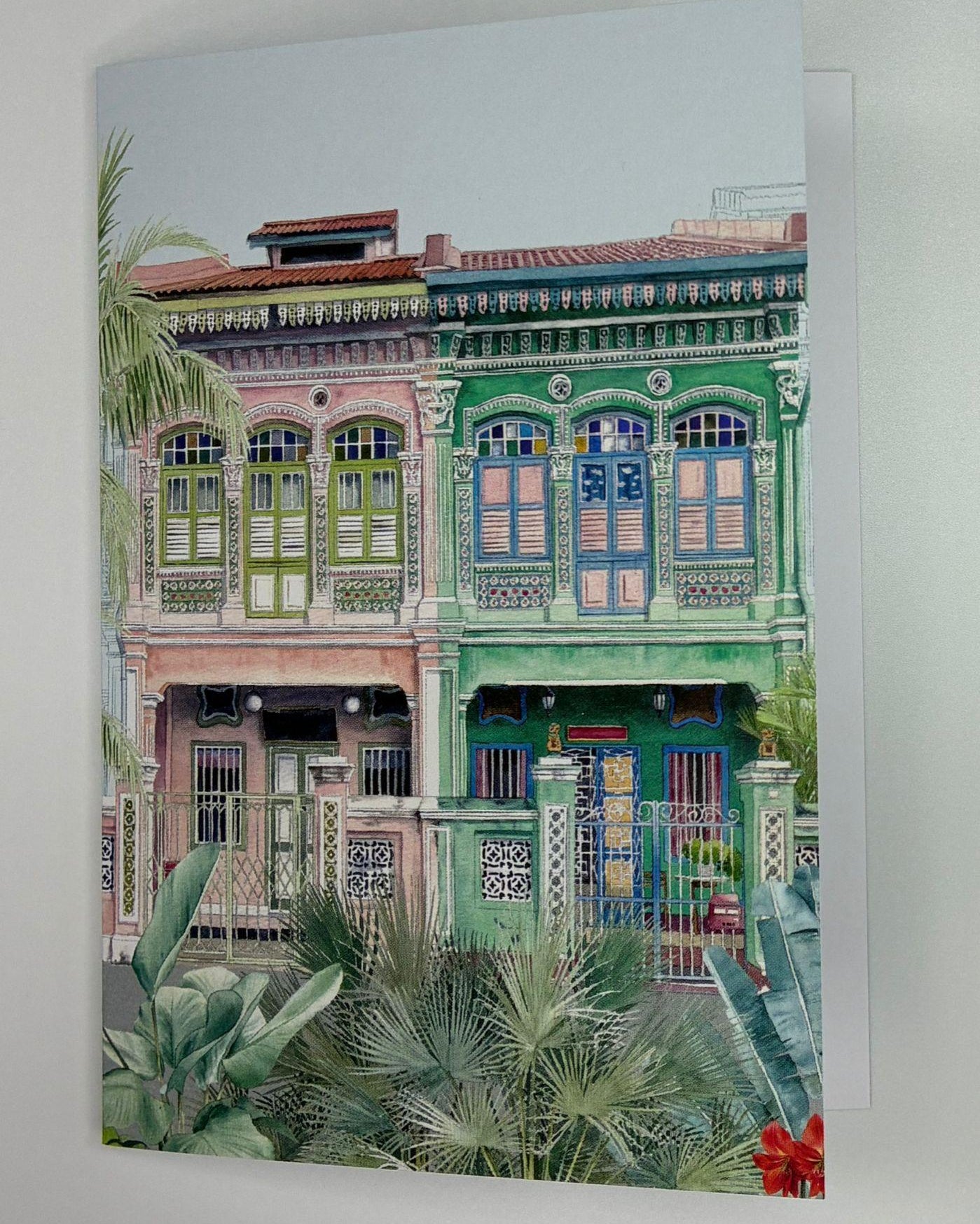 SINGLAPA | Peranakan Shophouse Greeting Card