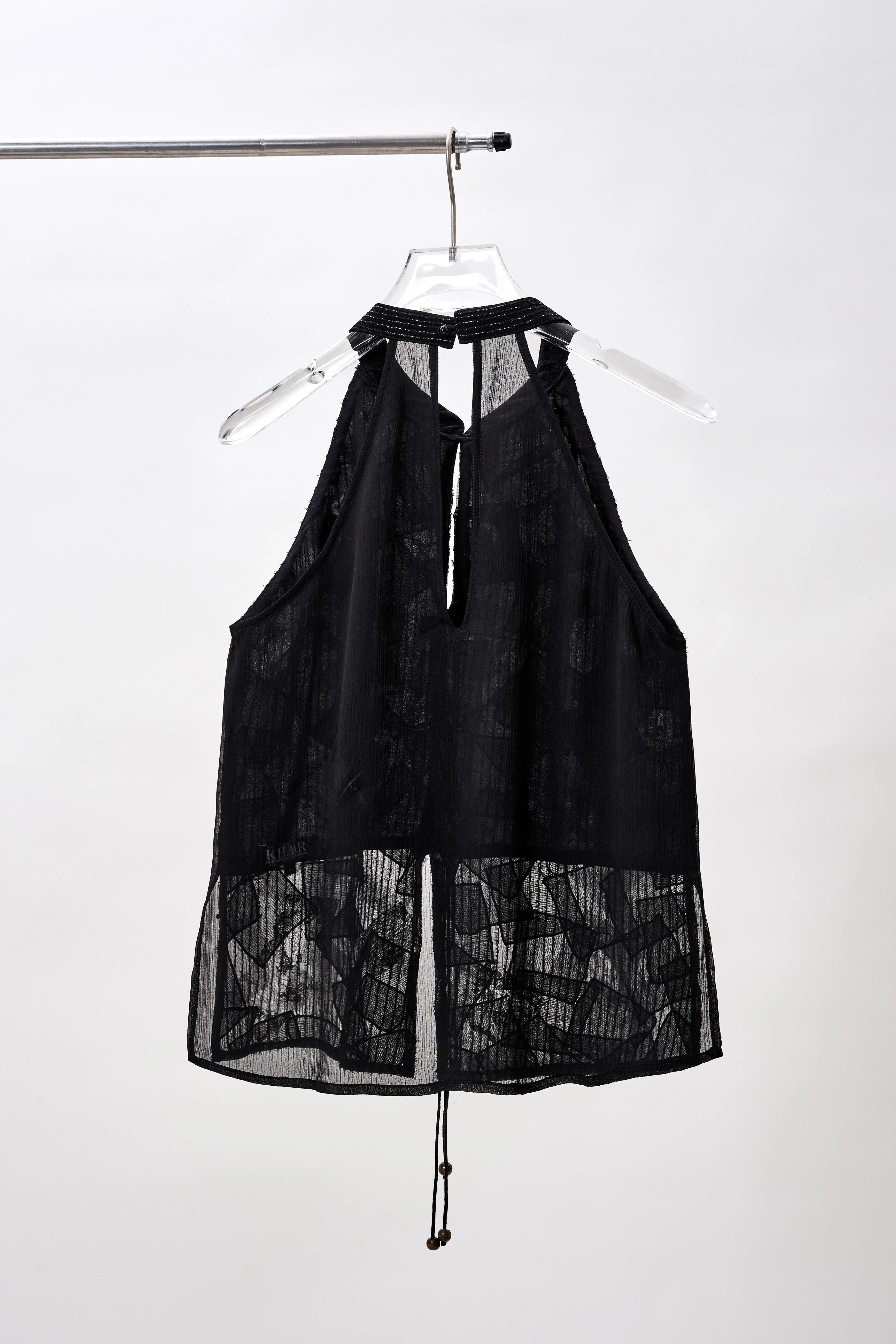 KHAAR | Handloom Halter Top