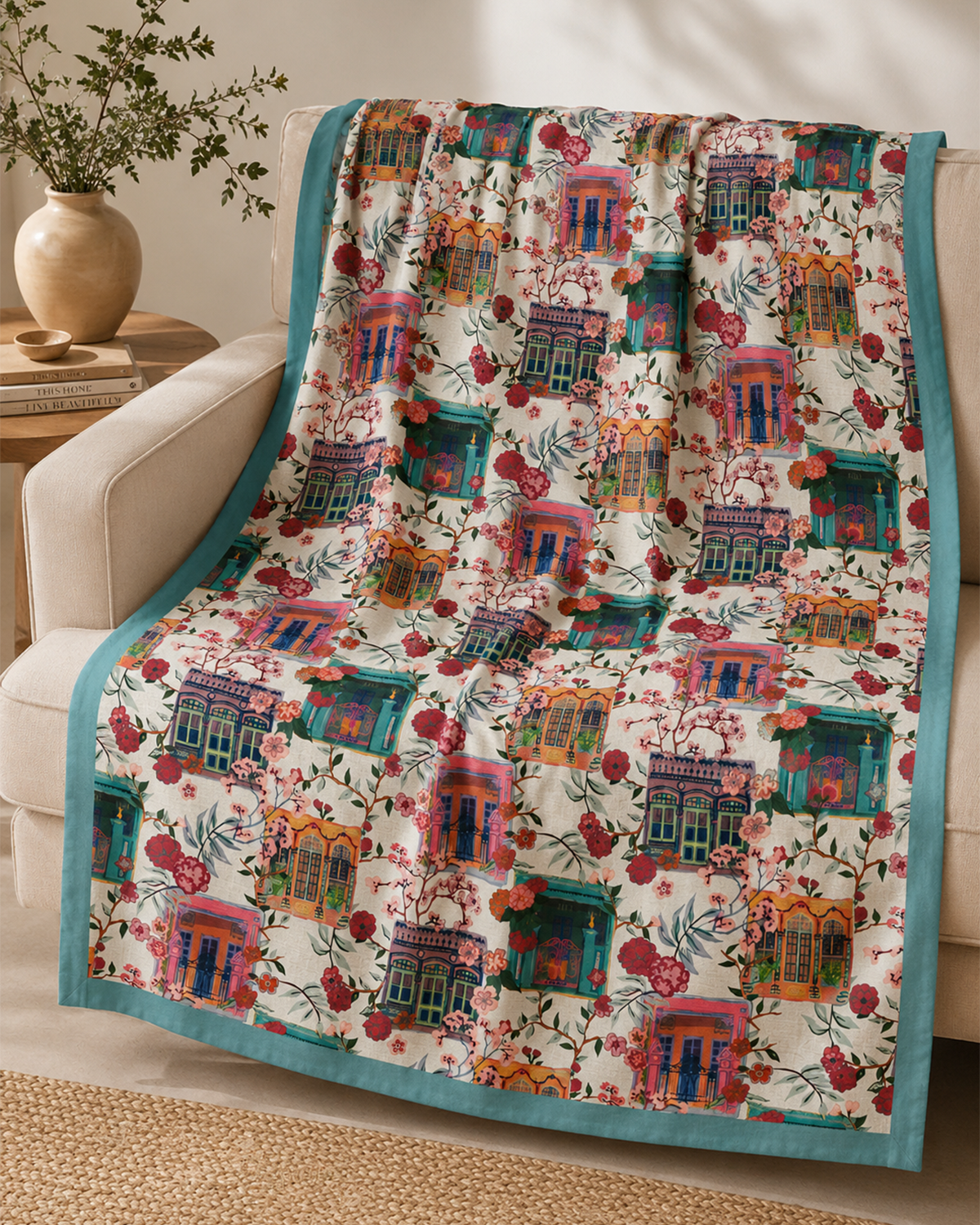 MEJA MAISON DE BALI | The Mosaique Taman Nyonya Throw