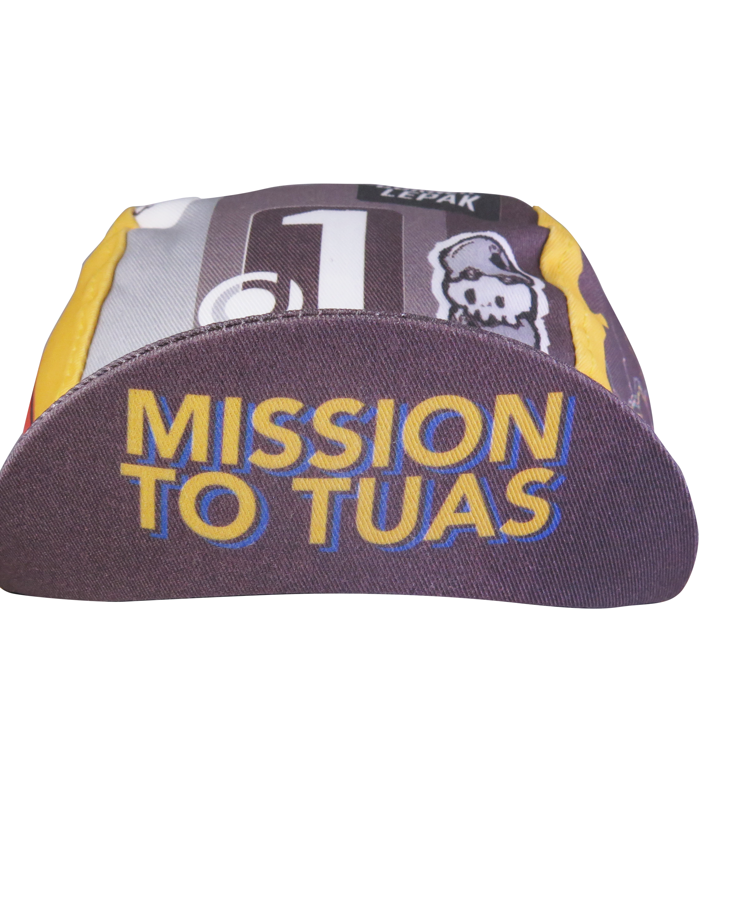 A DESIGN BY TAKACHYA | Cycling Cap - Mission to Tuas Grayscale