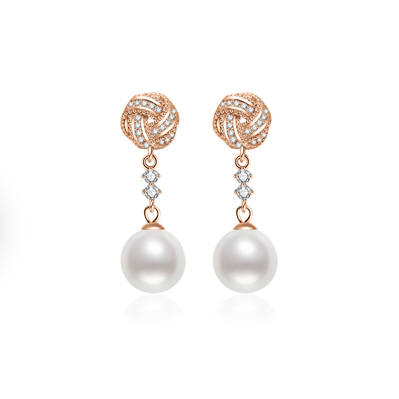 PEARLY LUSTRE | Asian Civilisations Museum Elegant Freshwater Pearl Earrings WE00878 | ACM Collection