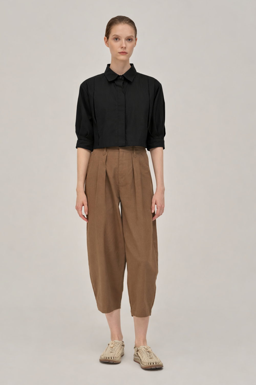 SABRINAGOH | Sherah Crop Shirt