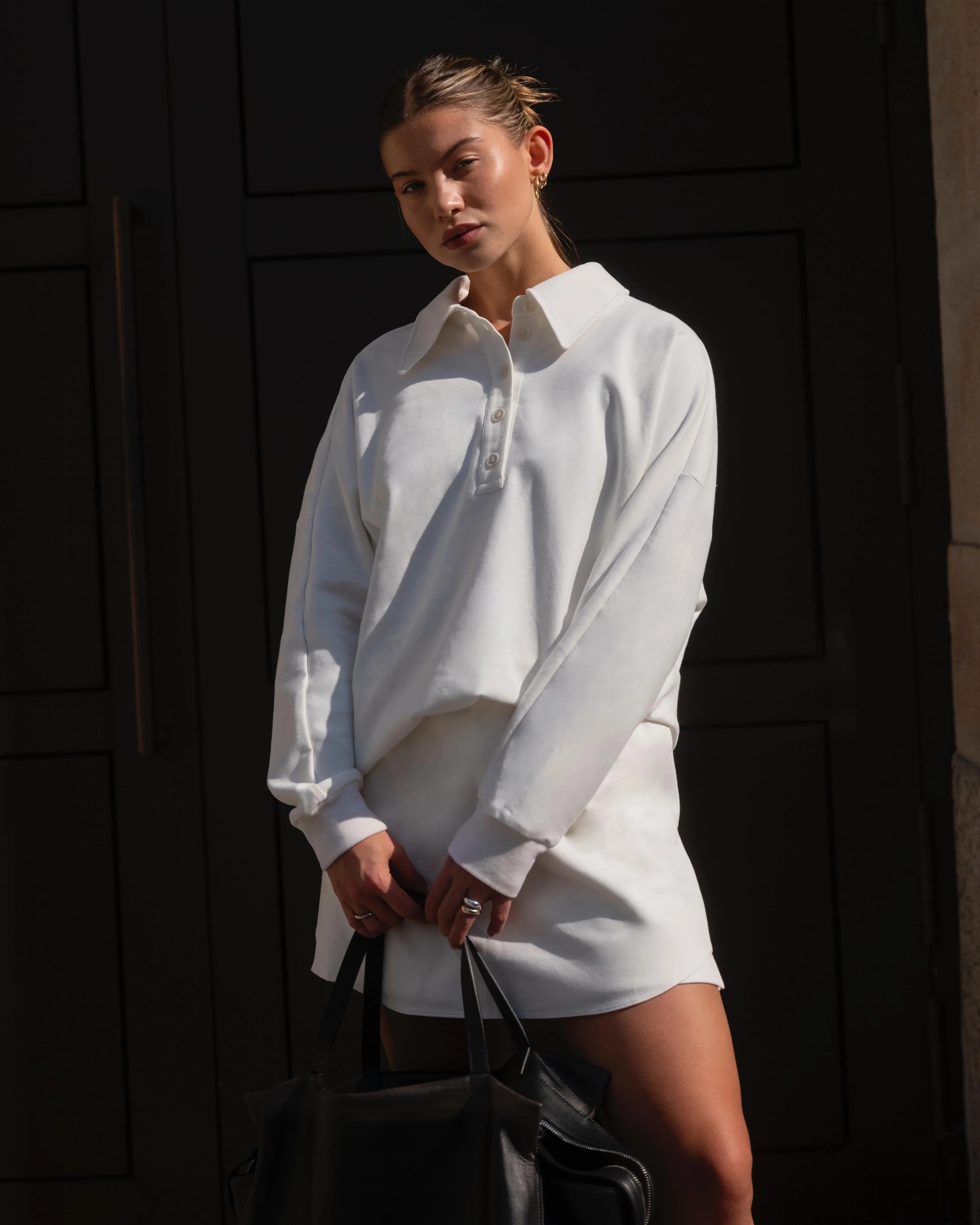 LAYERPLAN | Cloud Lounge Oversized Polo Sweatshirt