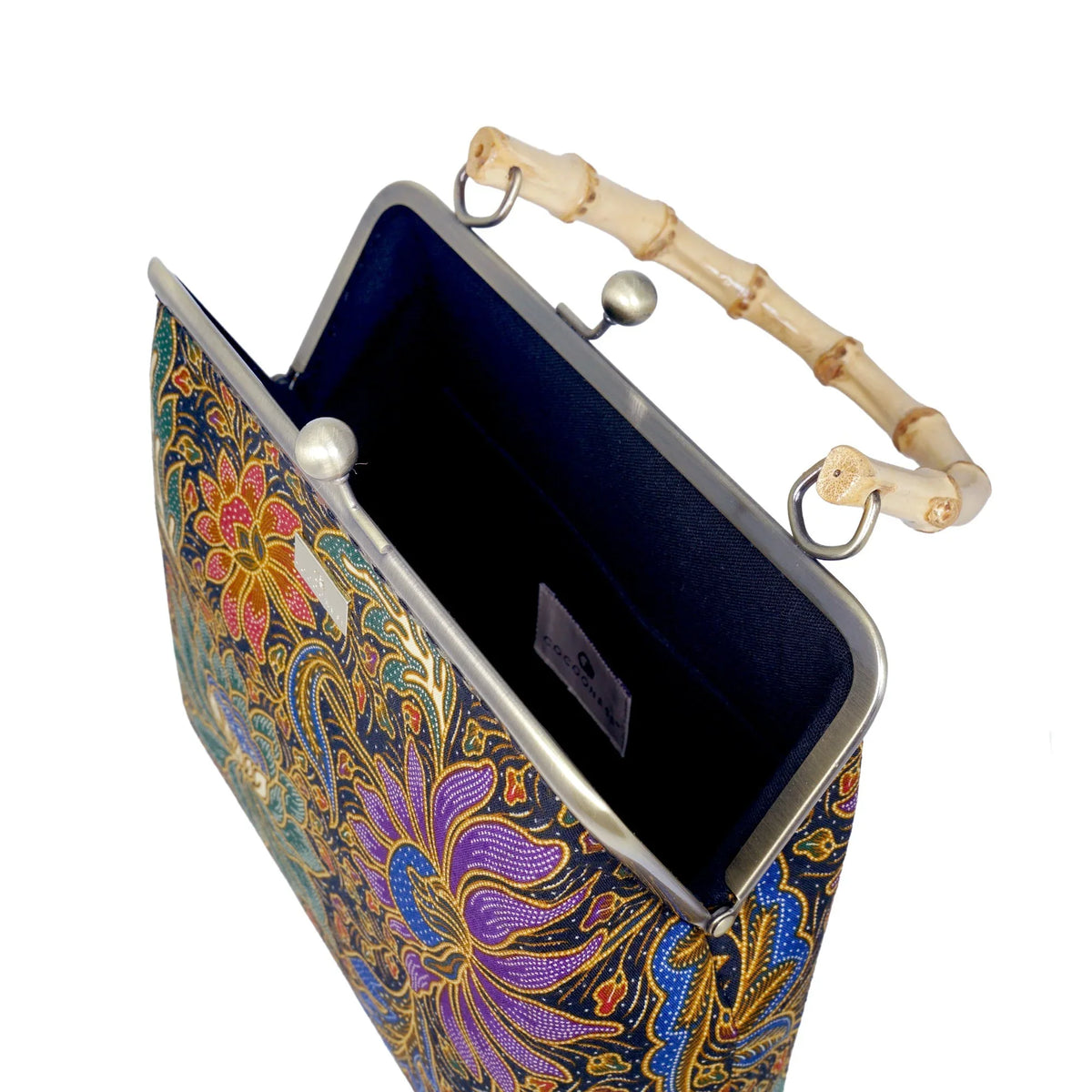 COCOONESE | Bamboo Top Handle Bag - Moonlit Garden