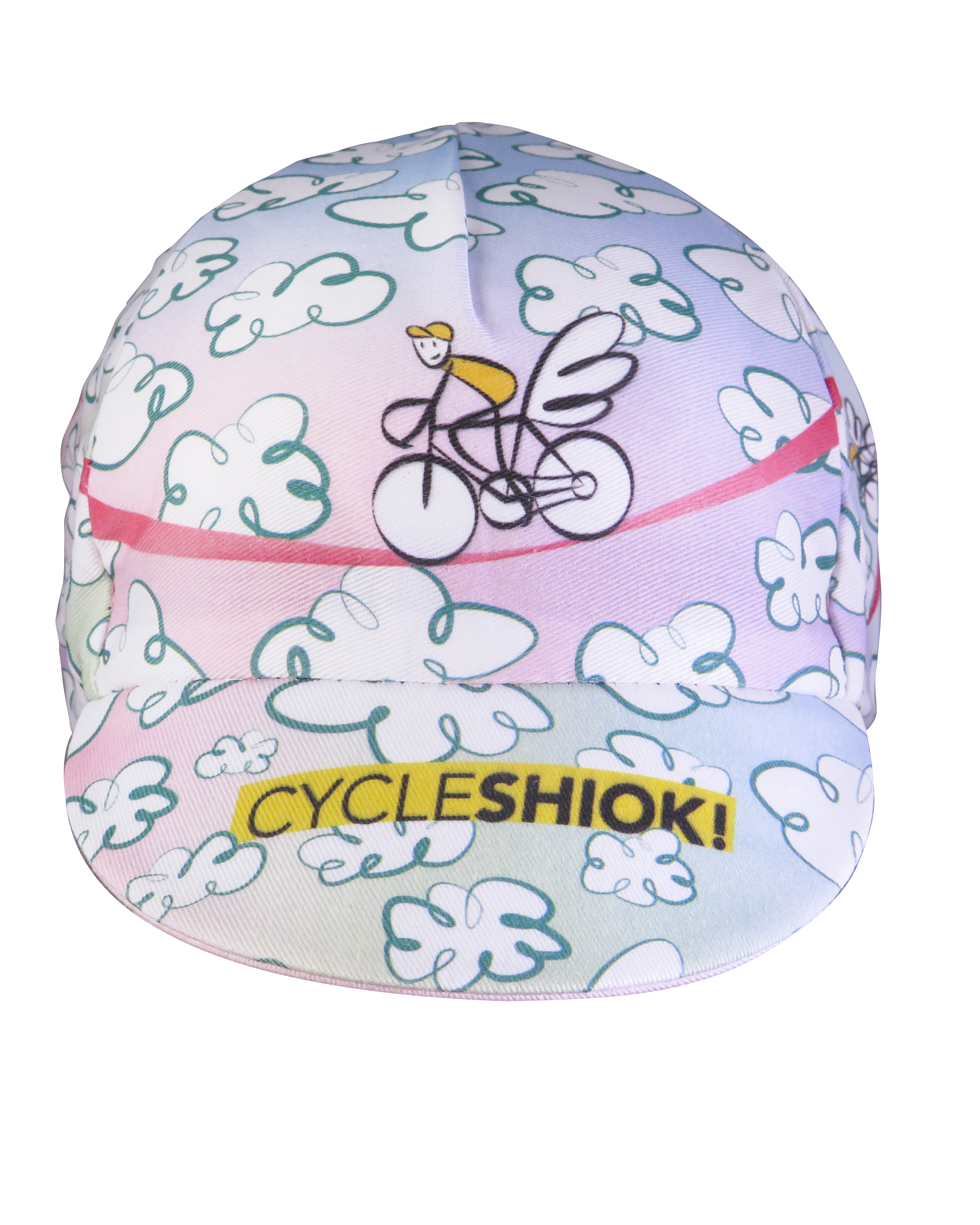 A DESIGN BY TAKACHYA | Cycling Cap - Flying Unicorn Psychedelic