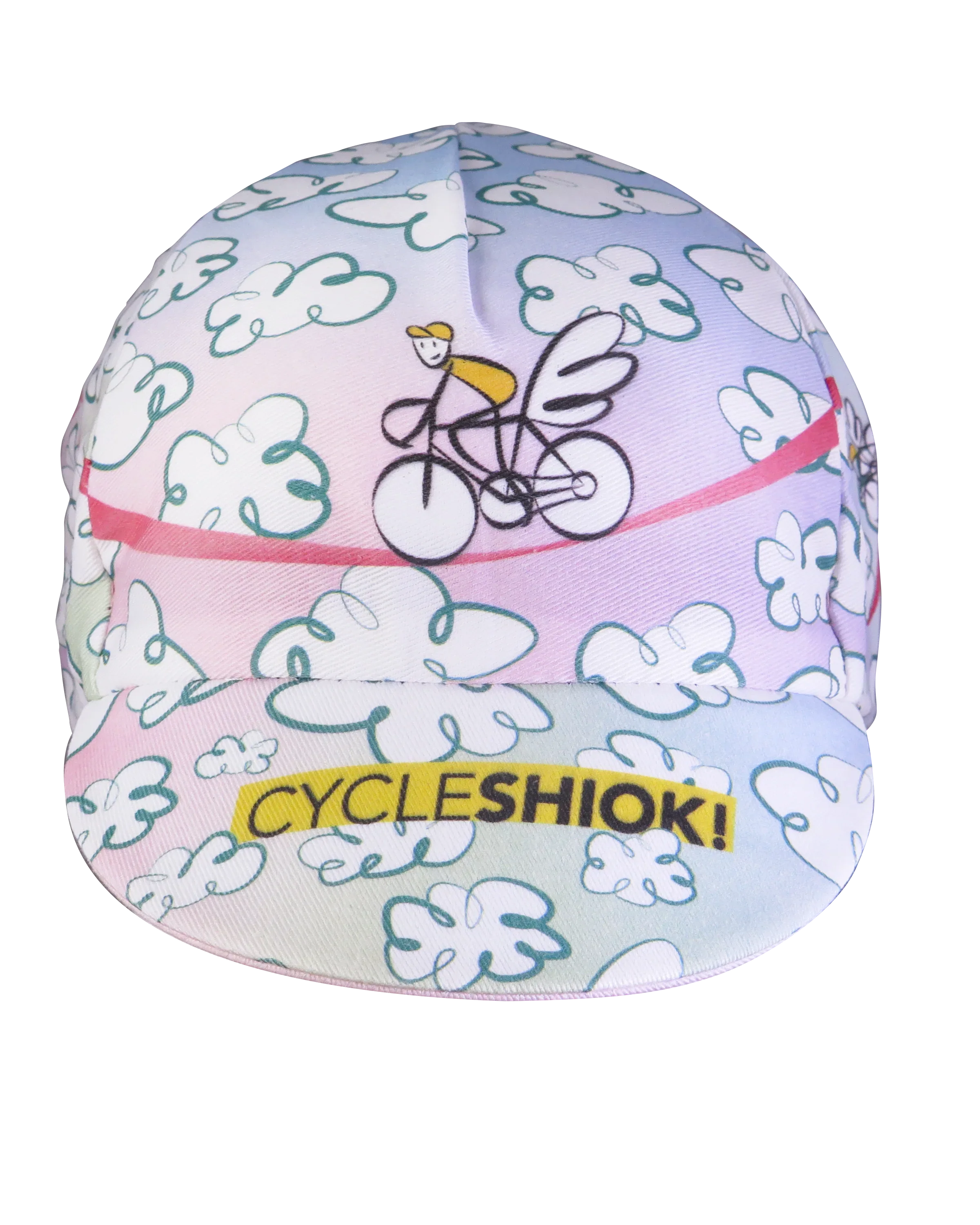 A DESIGN BY TAKACHYA | Cycling Cap - Flying Unicorn Psychedelic