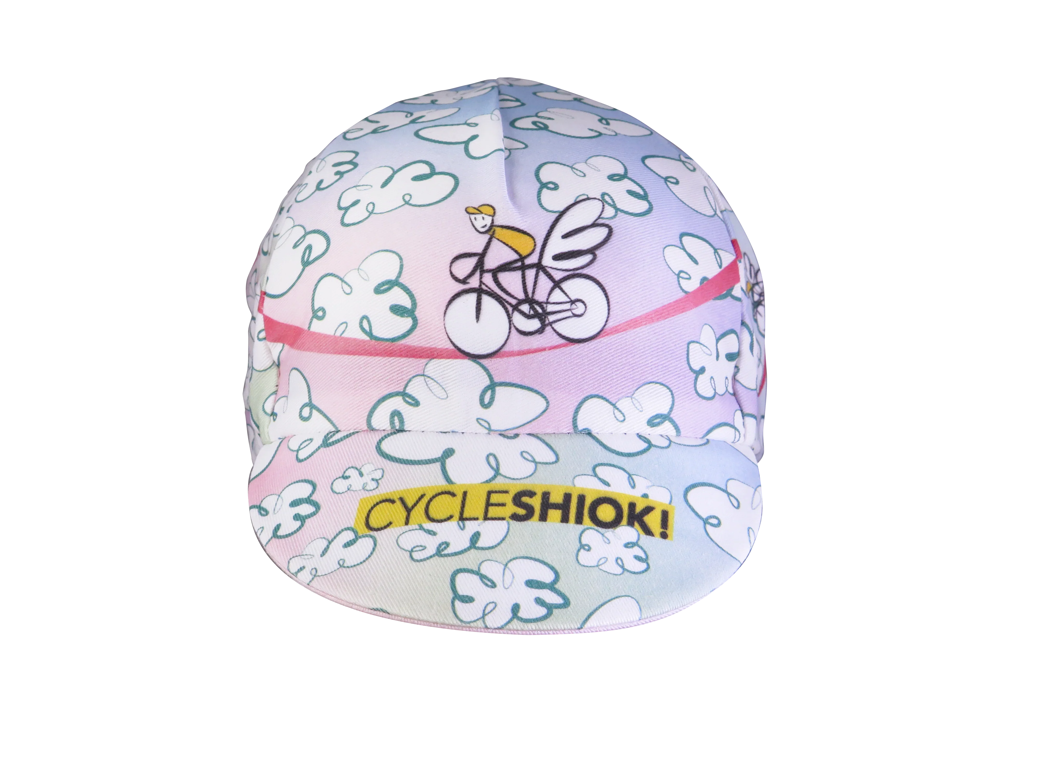 A DESIGN BY TAKACHYA | Cycling Cap - Flying Unicorn Psychedelic