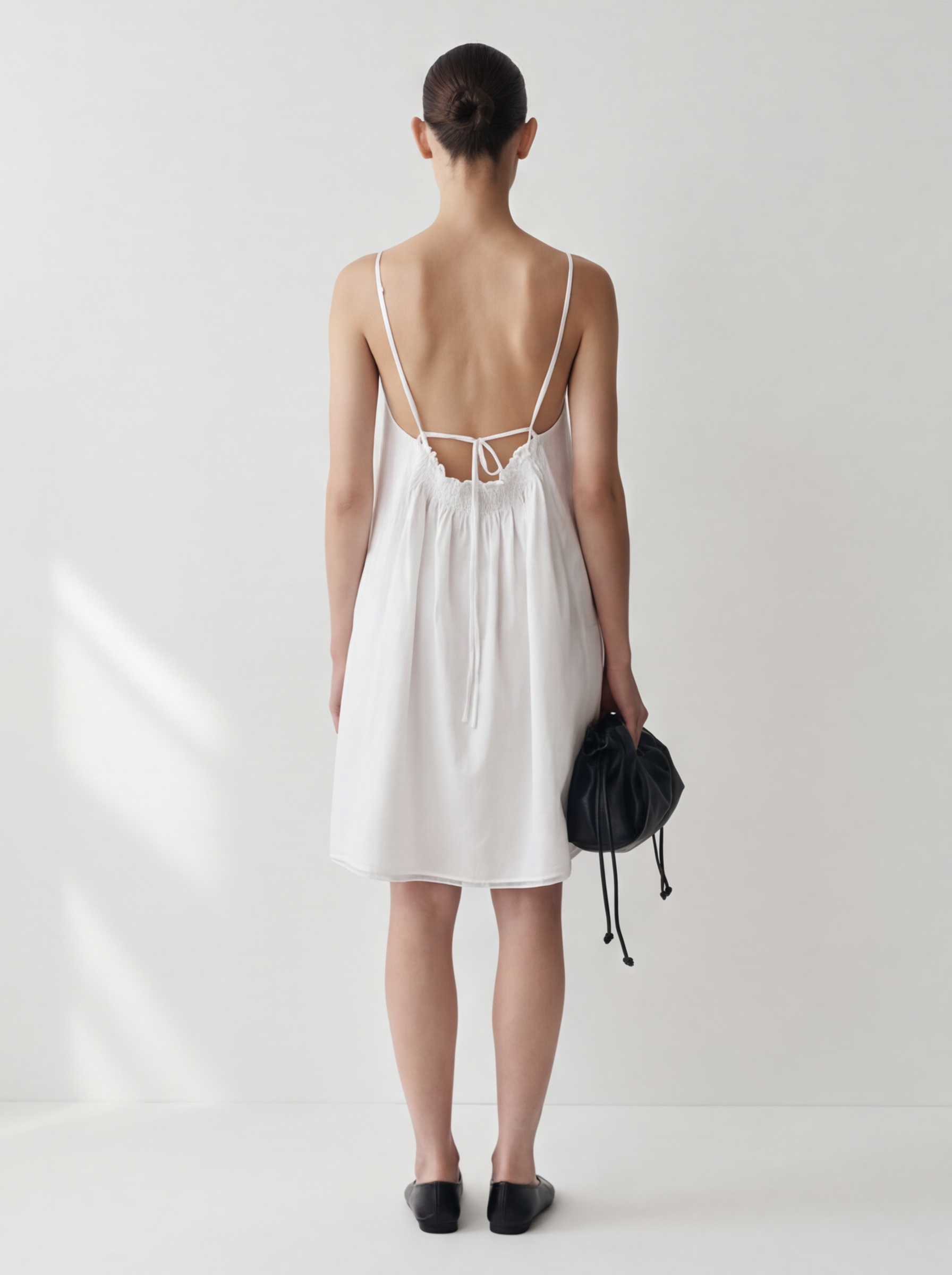 LAYERPLAN | Sela Gathered Slip Dress