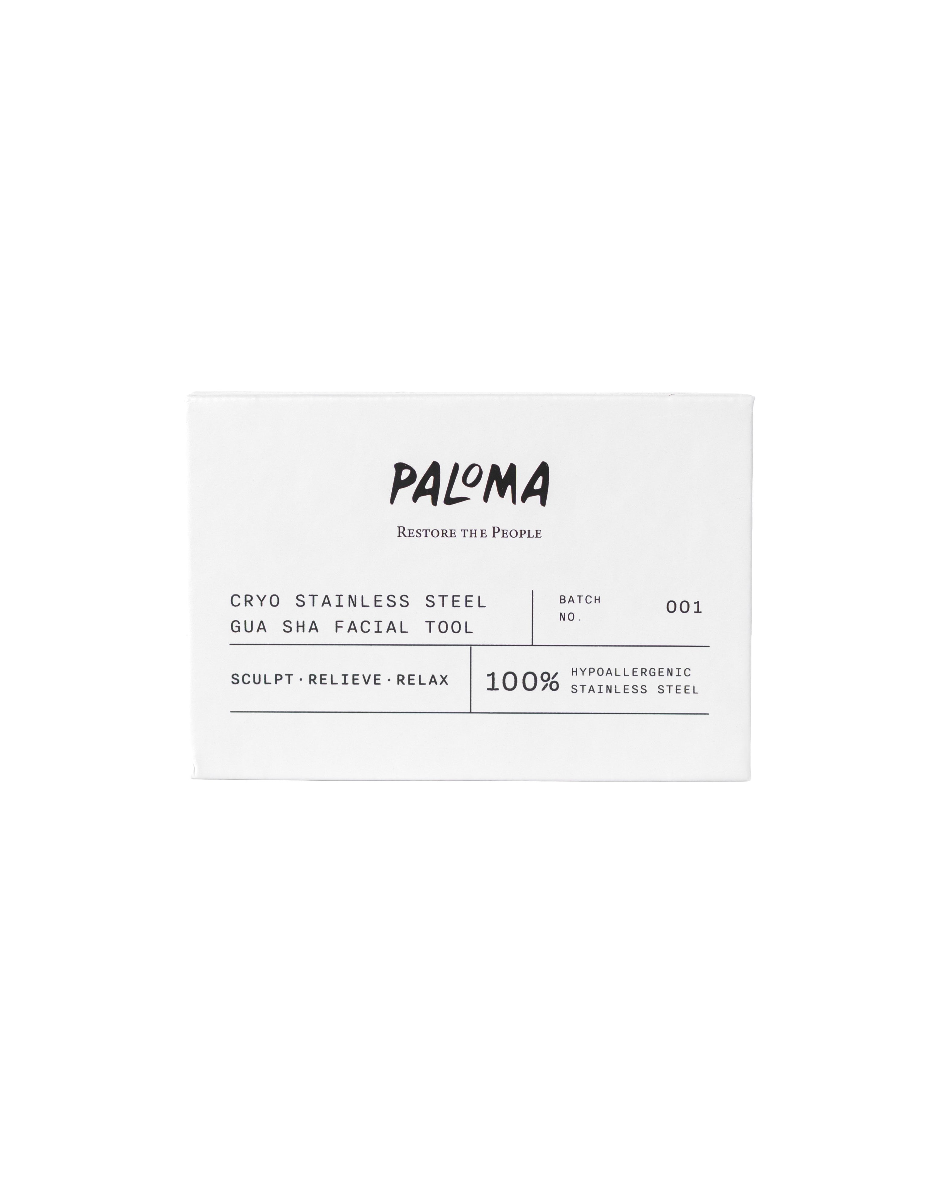 PALOMA | Cryo Stainless Steel Gua Sha