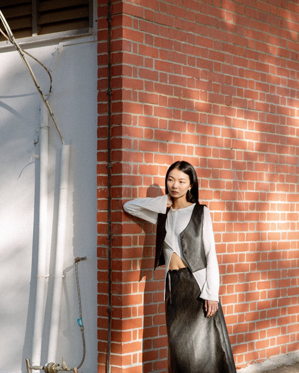 SAERO COLLECTIVE | Hae Wrap Skirt | Black