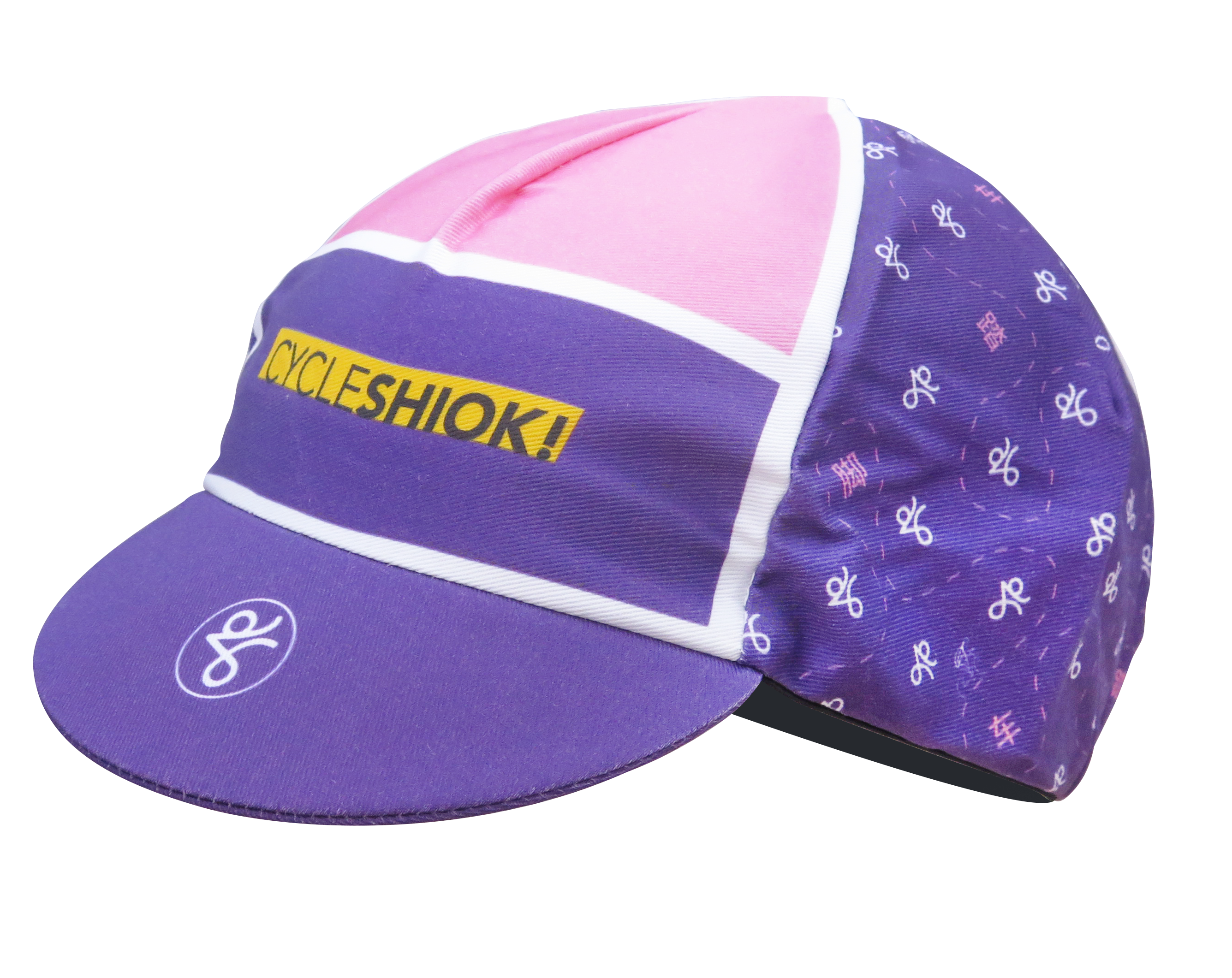 A DESIGN BY TAKACHYA | Cycling Cap - Cycle Shiok Purple Pink