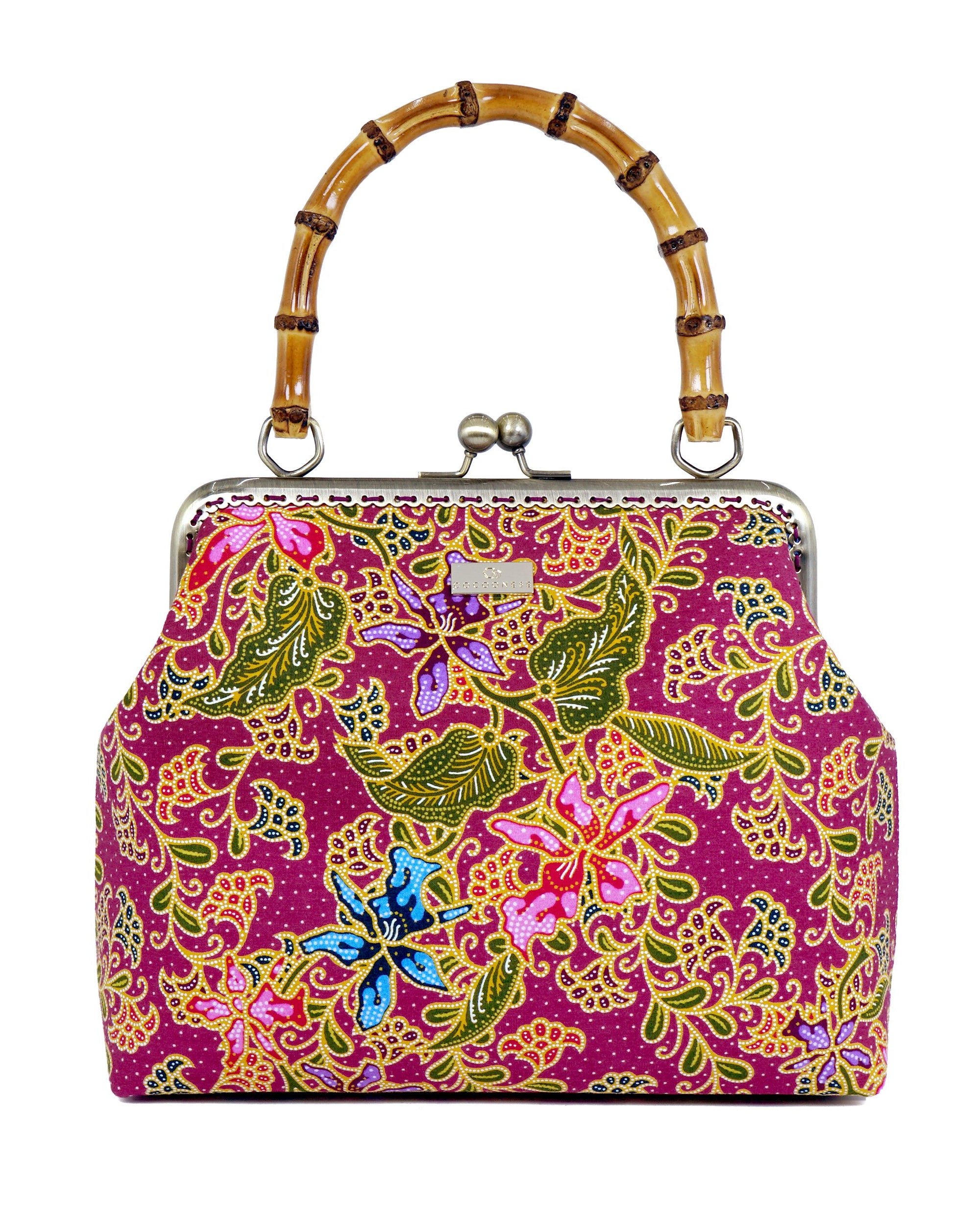 COCOONESE | Bamboo Top Handle Bag - Orchid (RD)