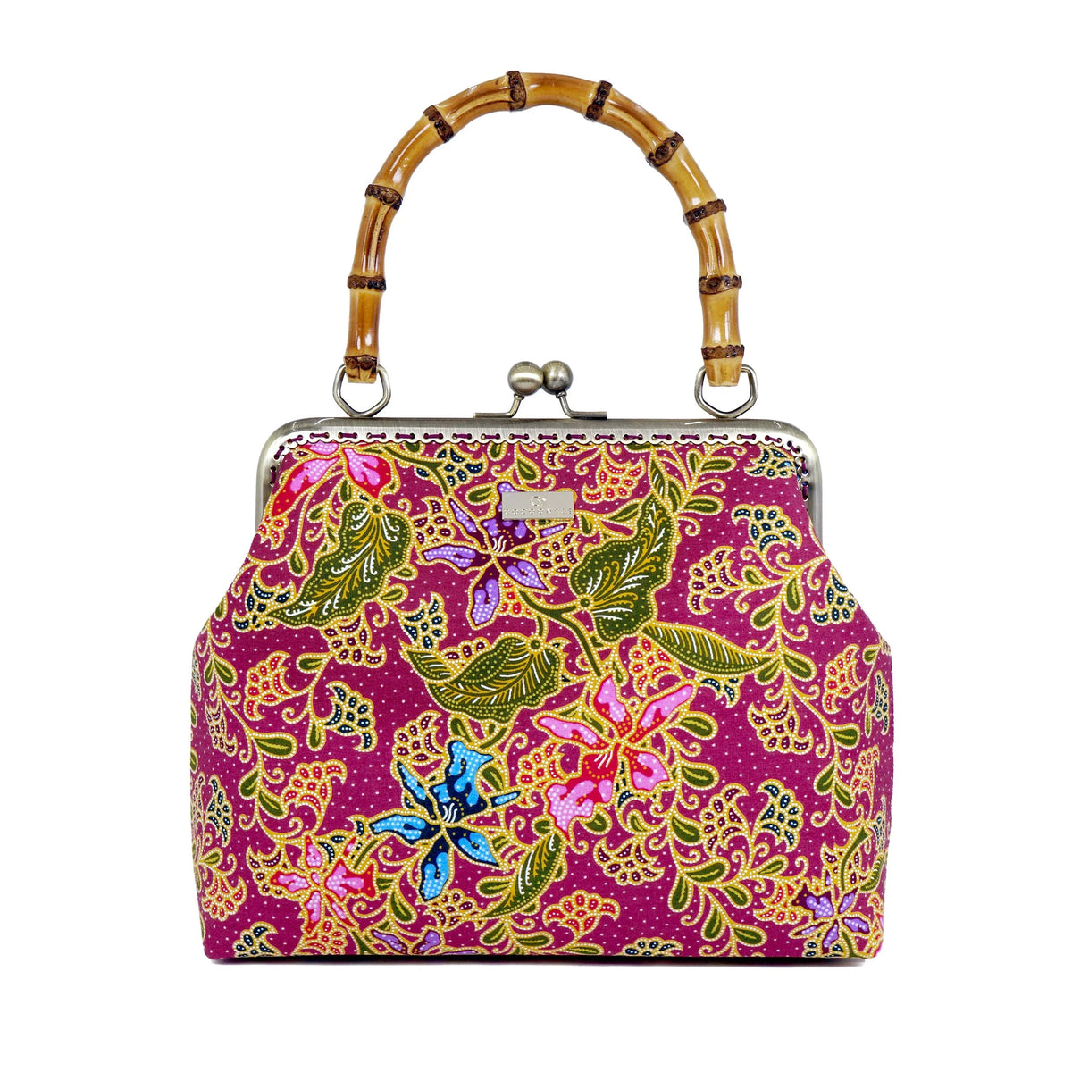COCOONESE | Bamboo Top Handle Bag - Orchid (RD)