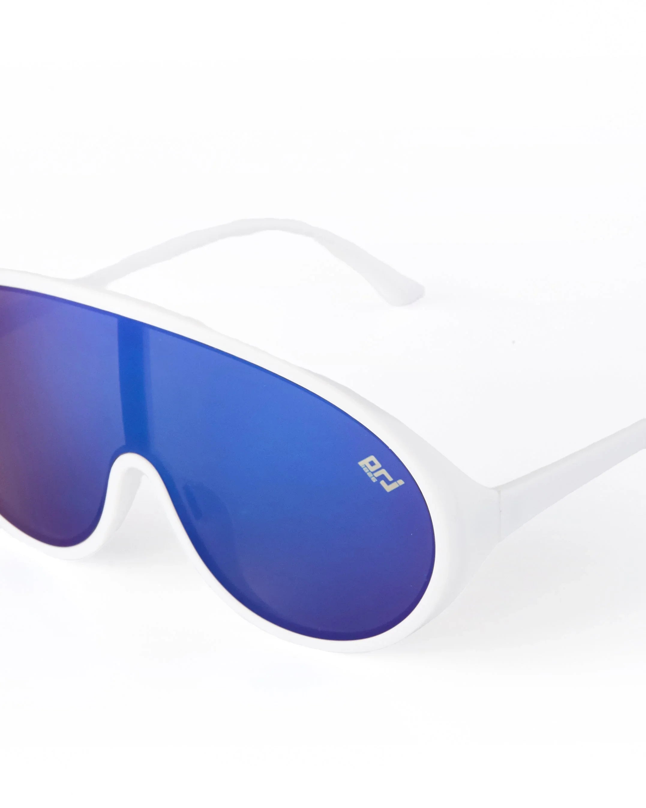PROJECTWEAR | Edsel One-Piece Lens Sunglasses White/Blue