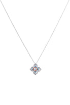 RARE BIRD COLLECTION | Peranakan Floral Pendant - Silver English Belle