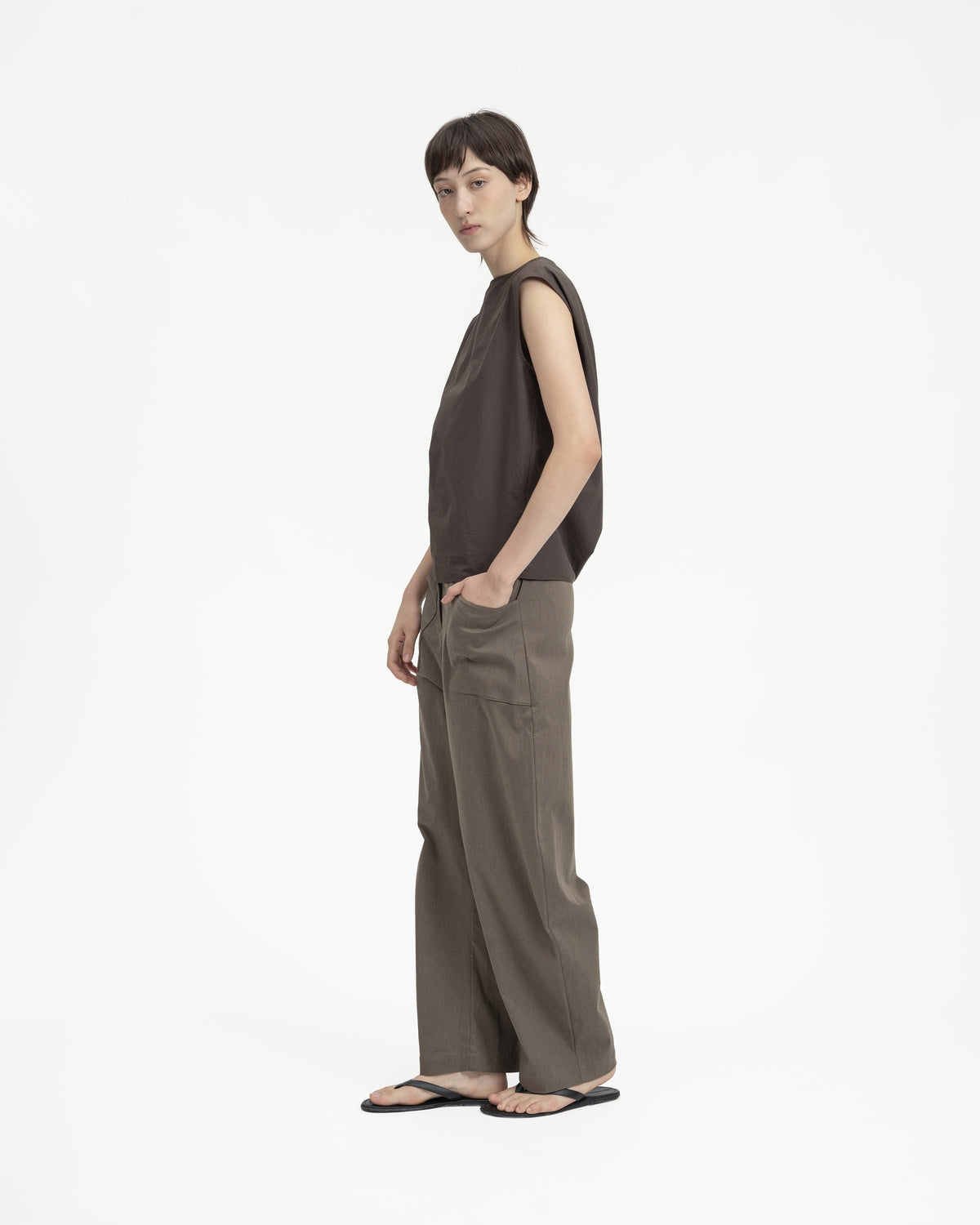GRAYE | Sun Dried Draped Blouse