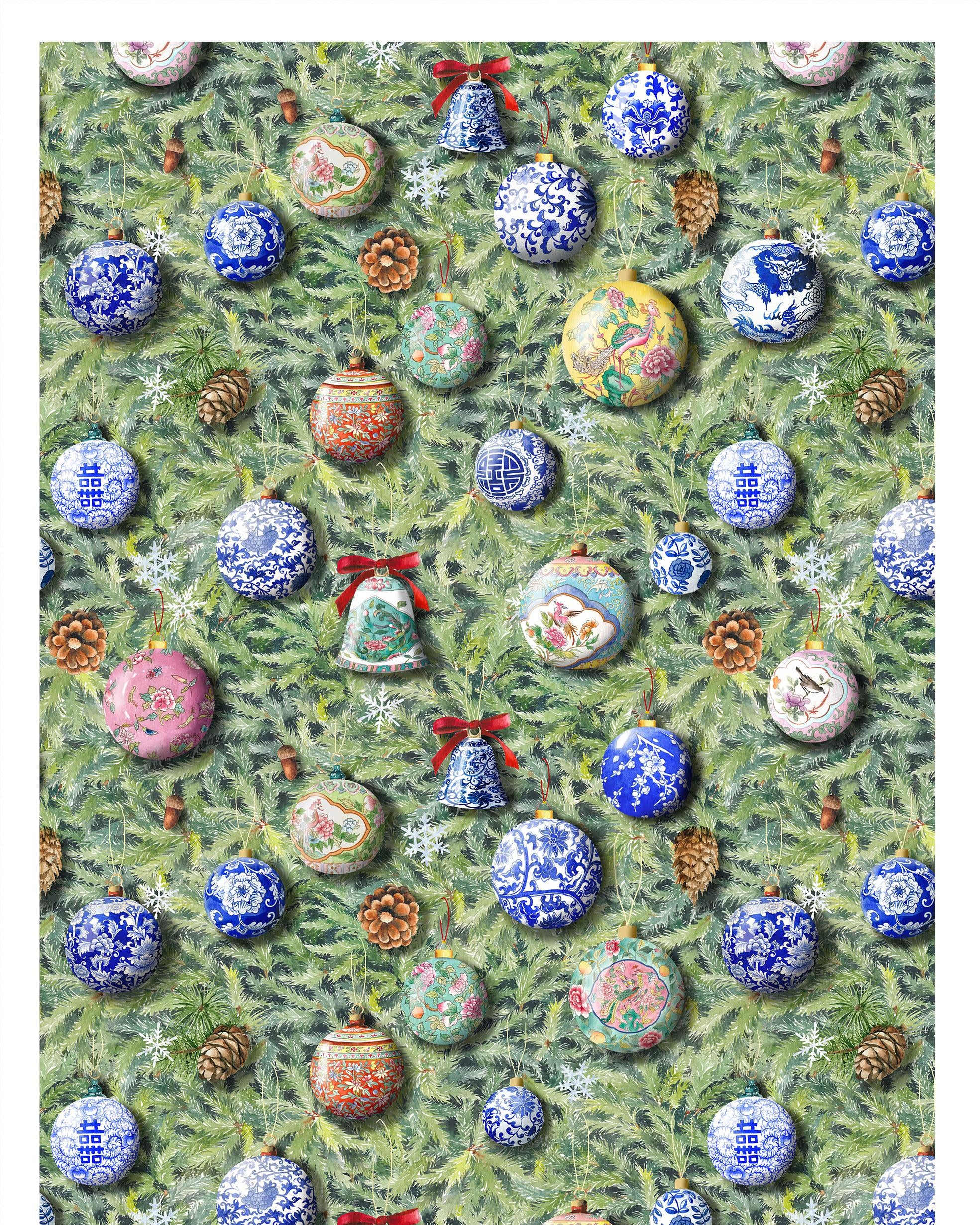 SINGLAPA | Peranakan Ornaments Tea Towel