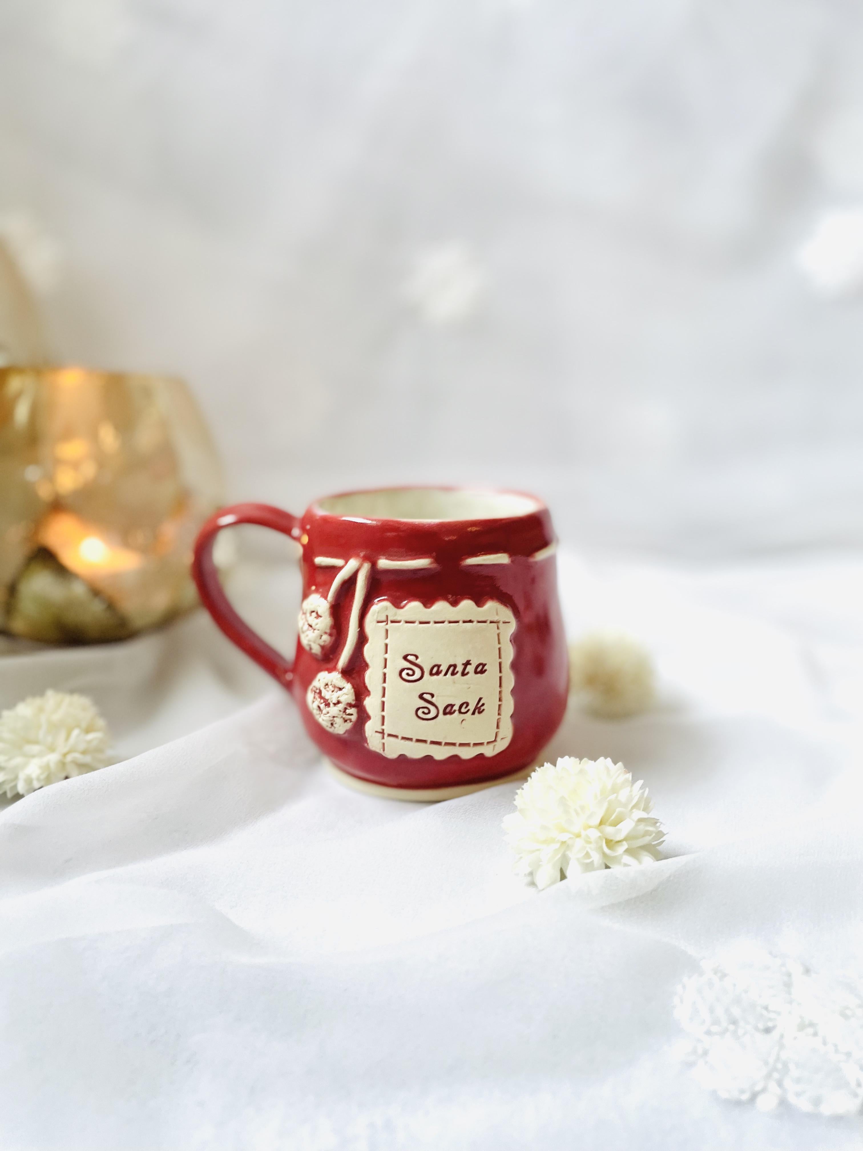 CERAMICS BY JAS | 25. Handmade Ceramic Santa Mug