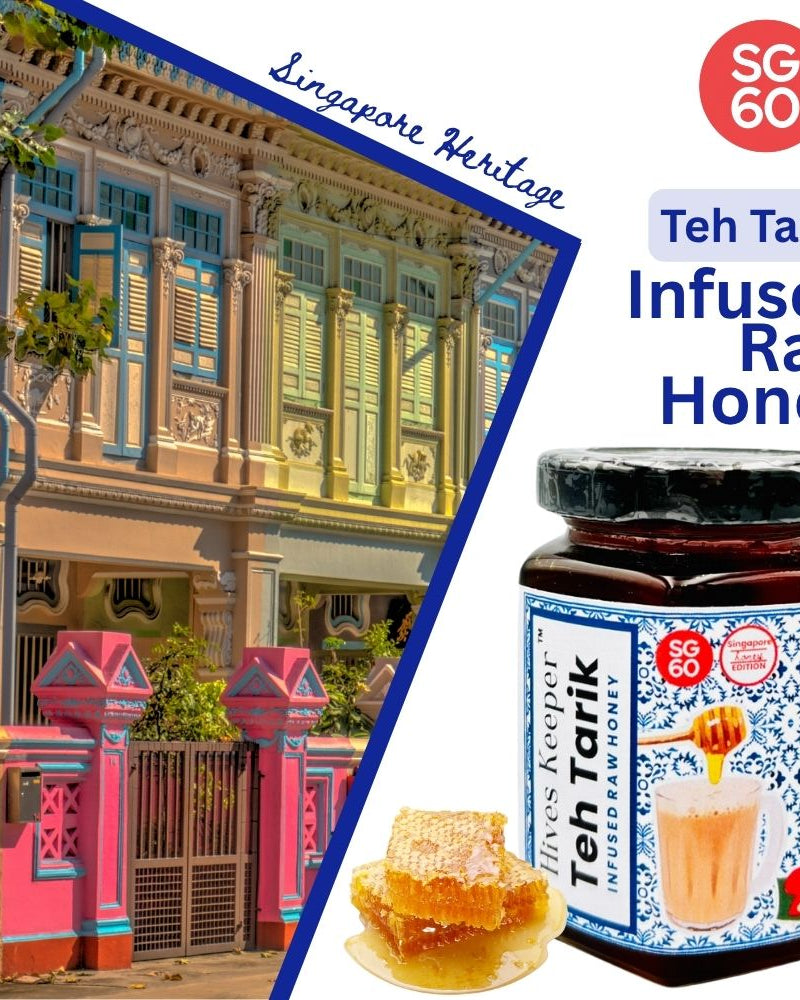 HIVES KEEPER | Infused Raw Honey (with Gift Box) - Teh Tarik Infused Raw Honey (Singapore Honey Edition)