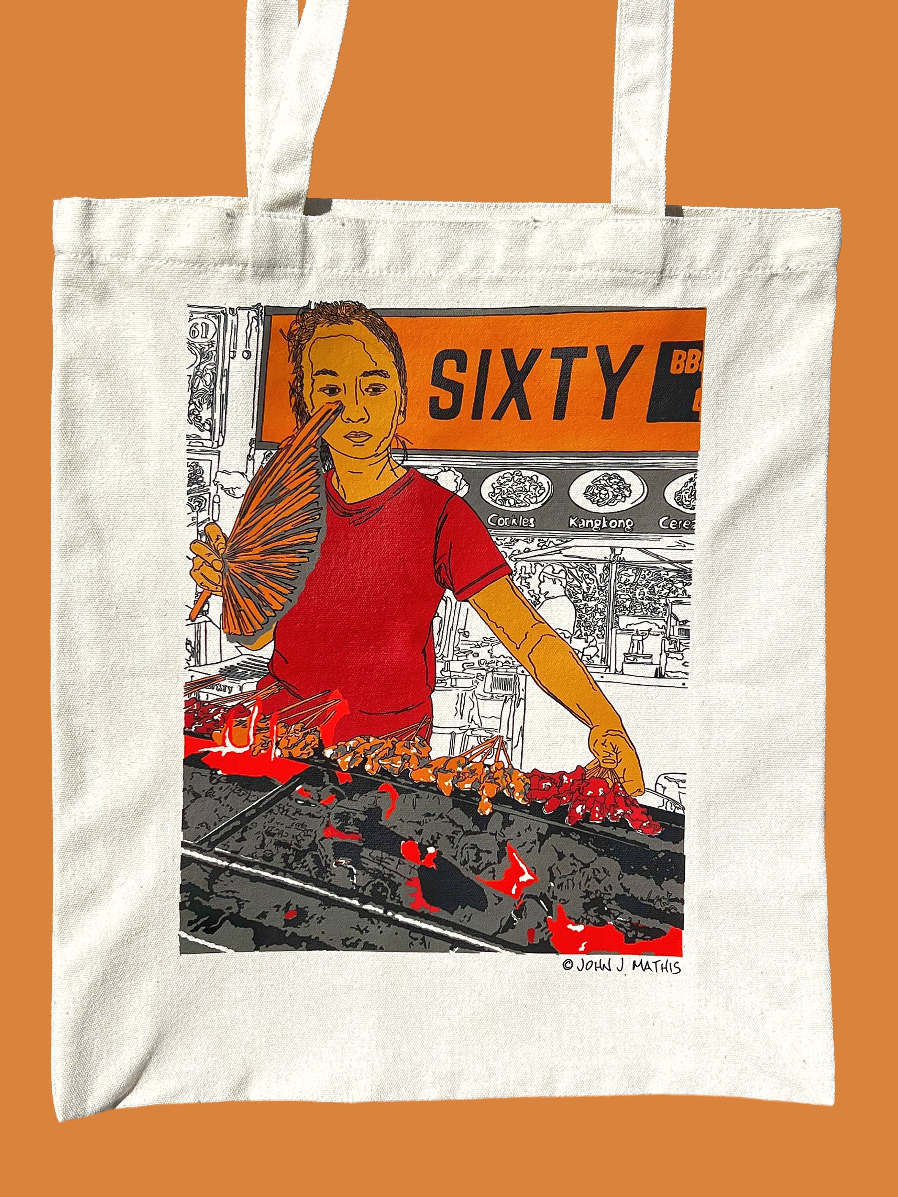 TATSU MAKER WORKS | SIXTY BBQ Satay Tote Bag