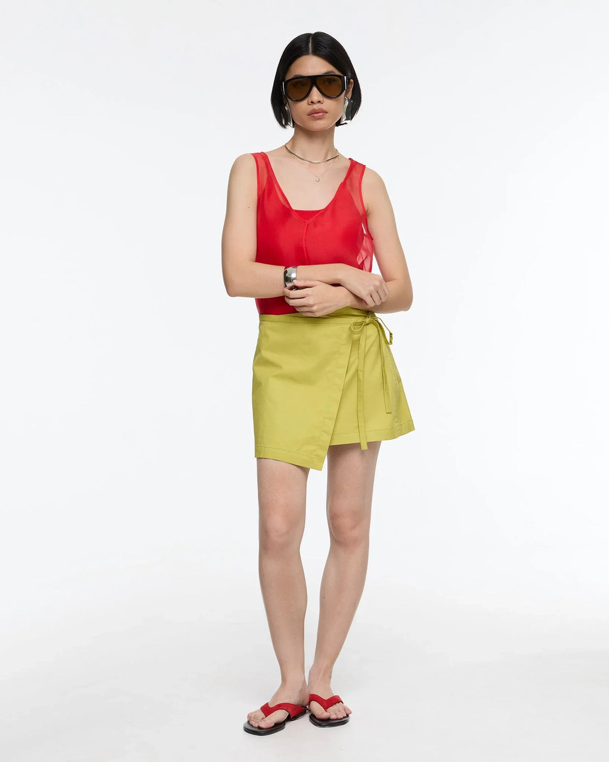 ROCK DAISY | Maisie Wrap Apron Mini Skirt