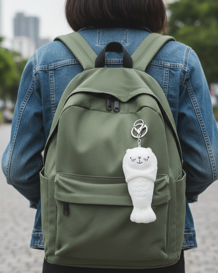 NOM | Merlion Chou Chou Mini Keychain