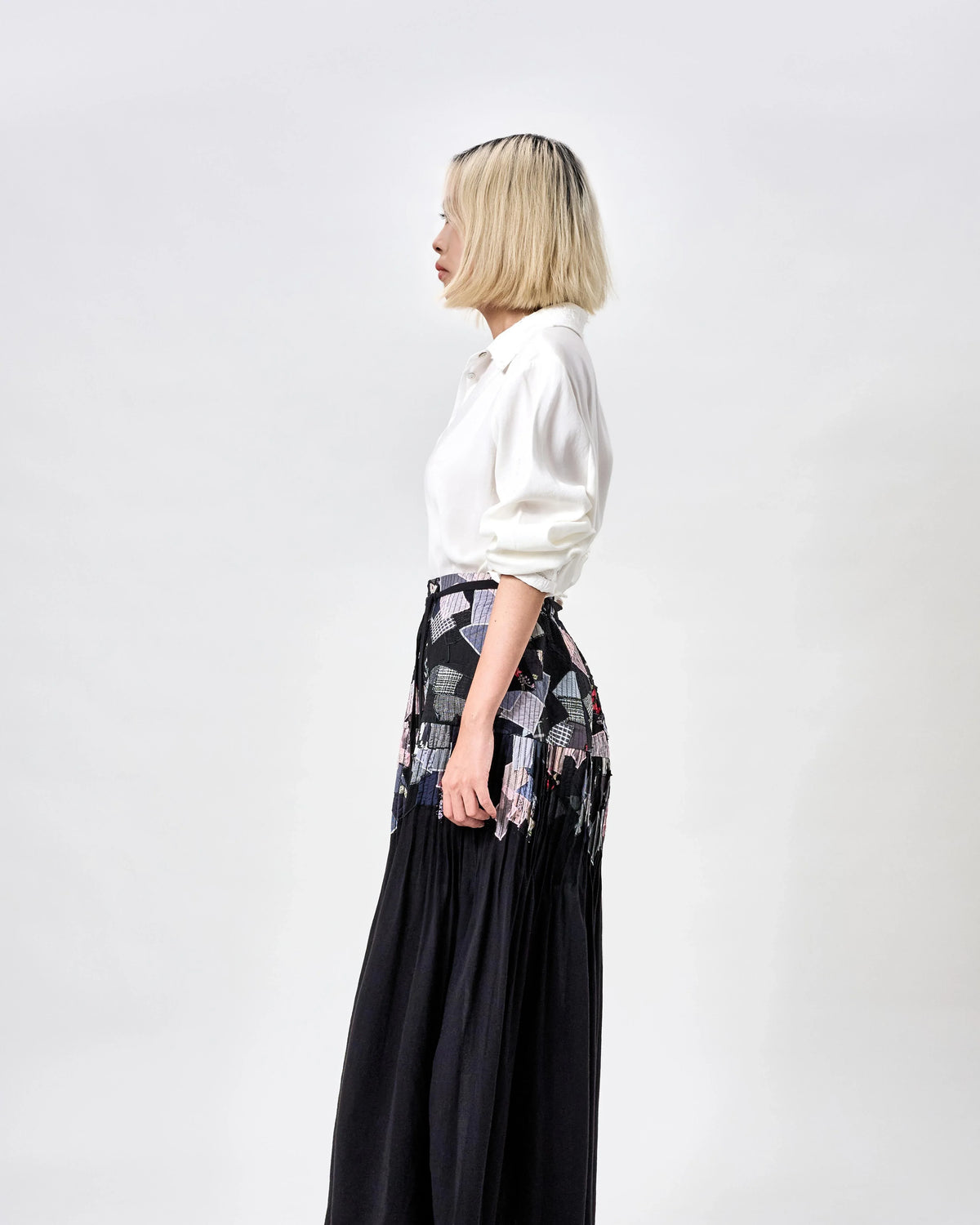 KHAAR | Scrap Midi Skirt