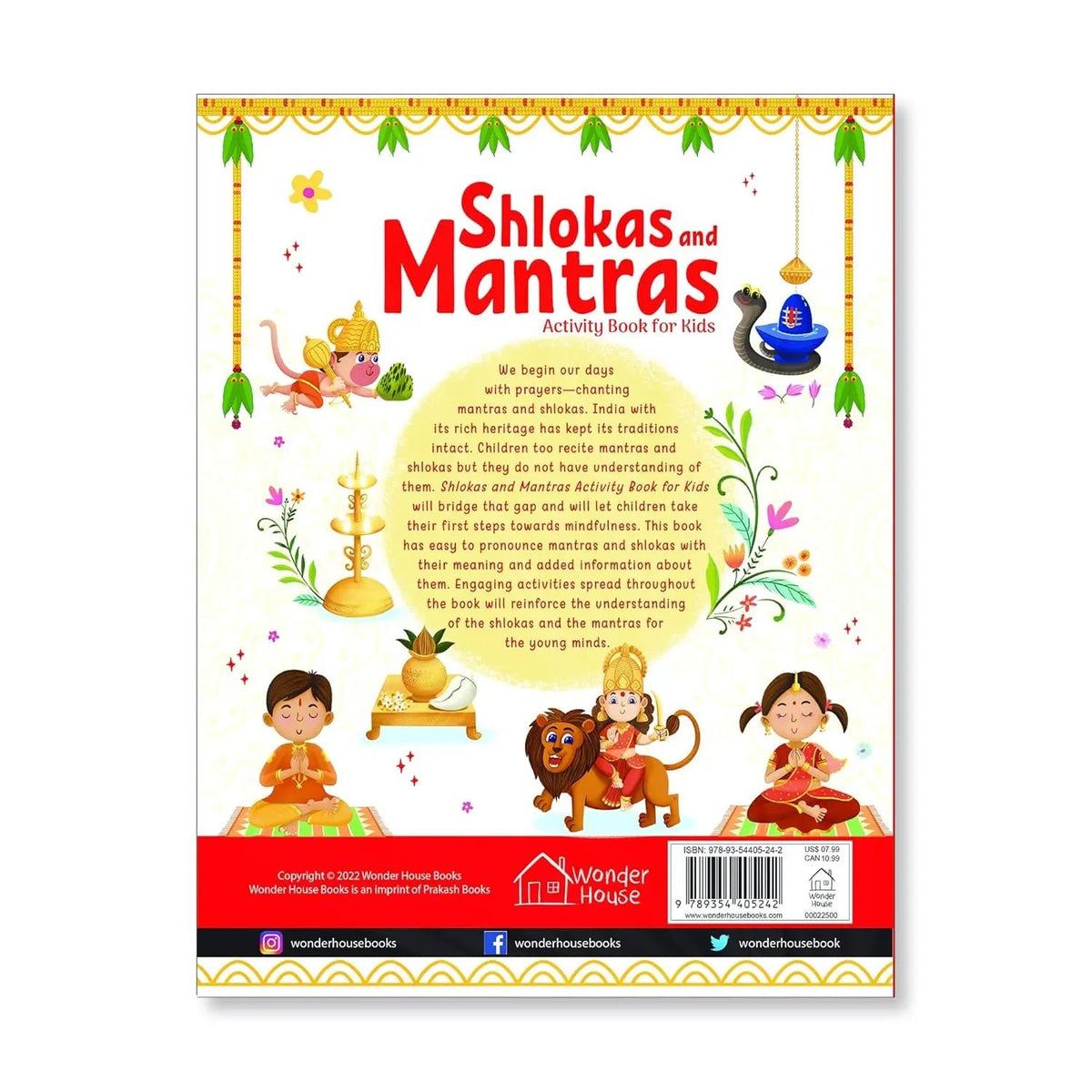 NIMBU | Book: Shlokas and Mantras - Activity Book For Kids