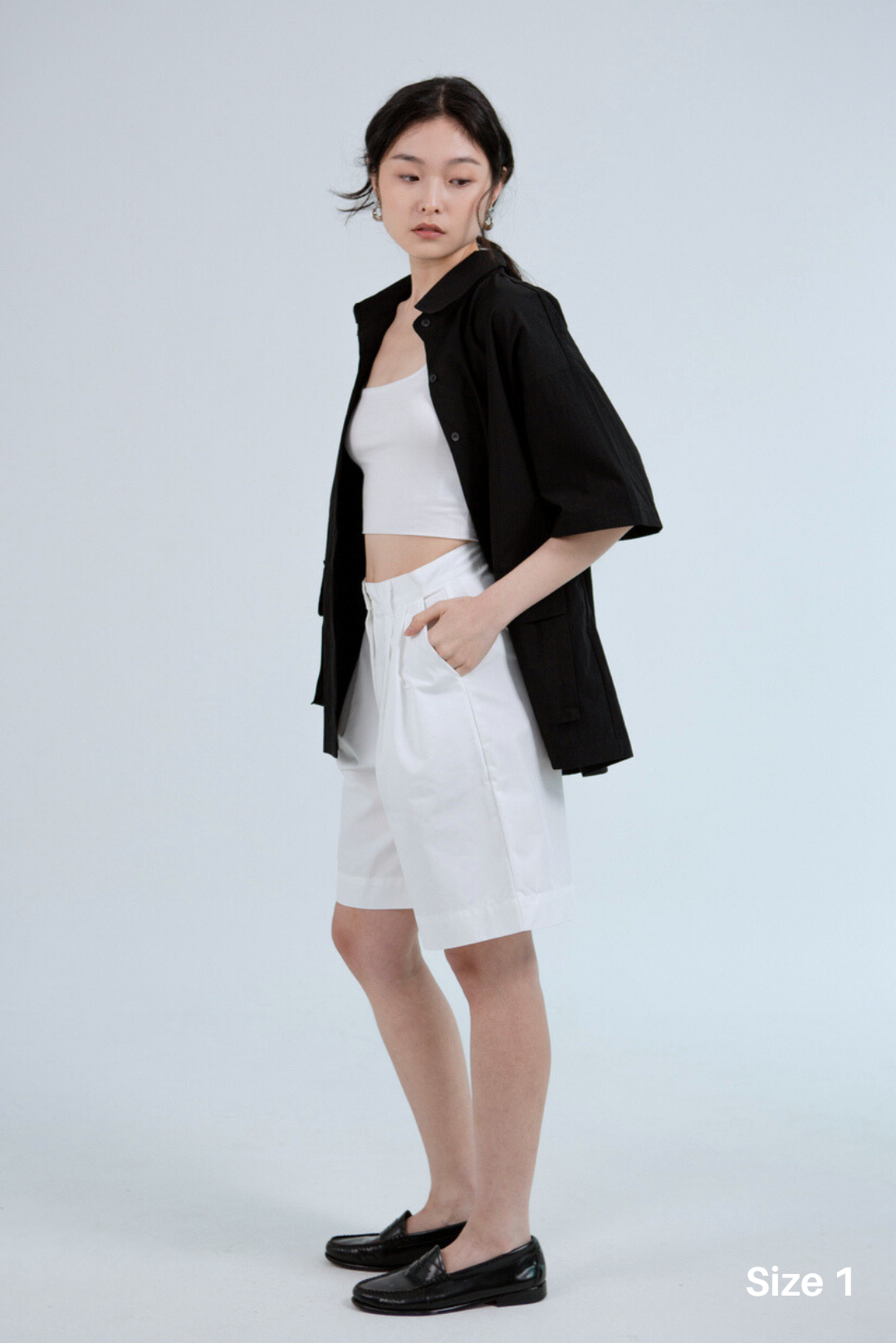 SAERO COLLECTIVE | Boho Overfit Shirt | Black