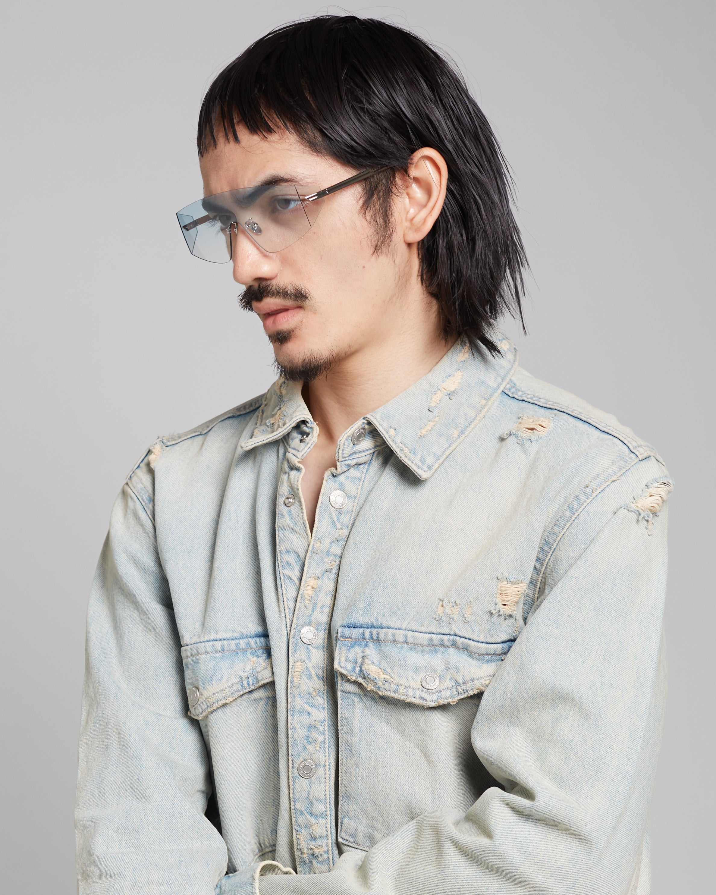 PROJECTWEAR | Eagan Sunglasses Silver/Blue