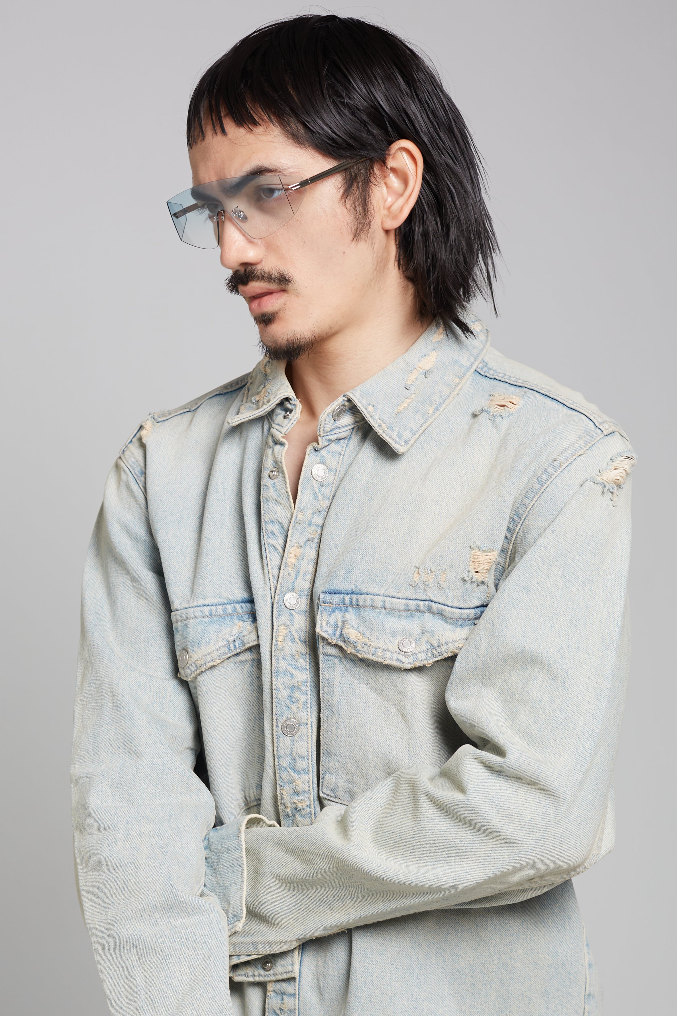 PROJECTWEAR | Eagan Sunglasses Silver/Blue