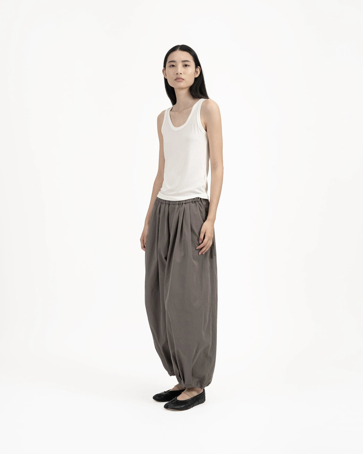 GRAYE | Modal-Cashmere Tank | White