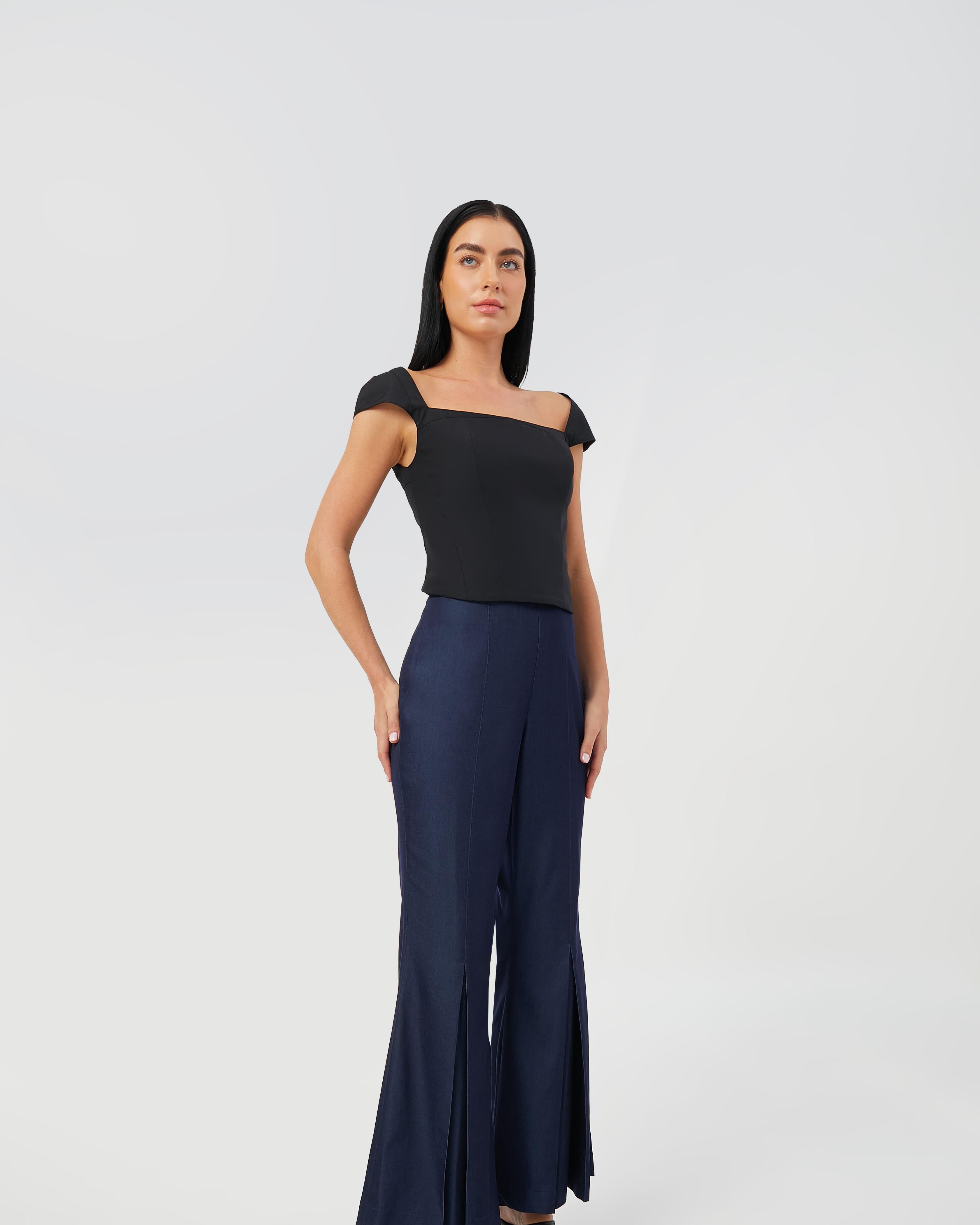 CAELI ECO LUXE | Flared Trousers