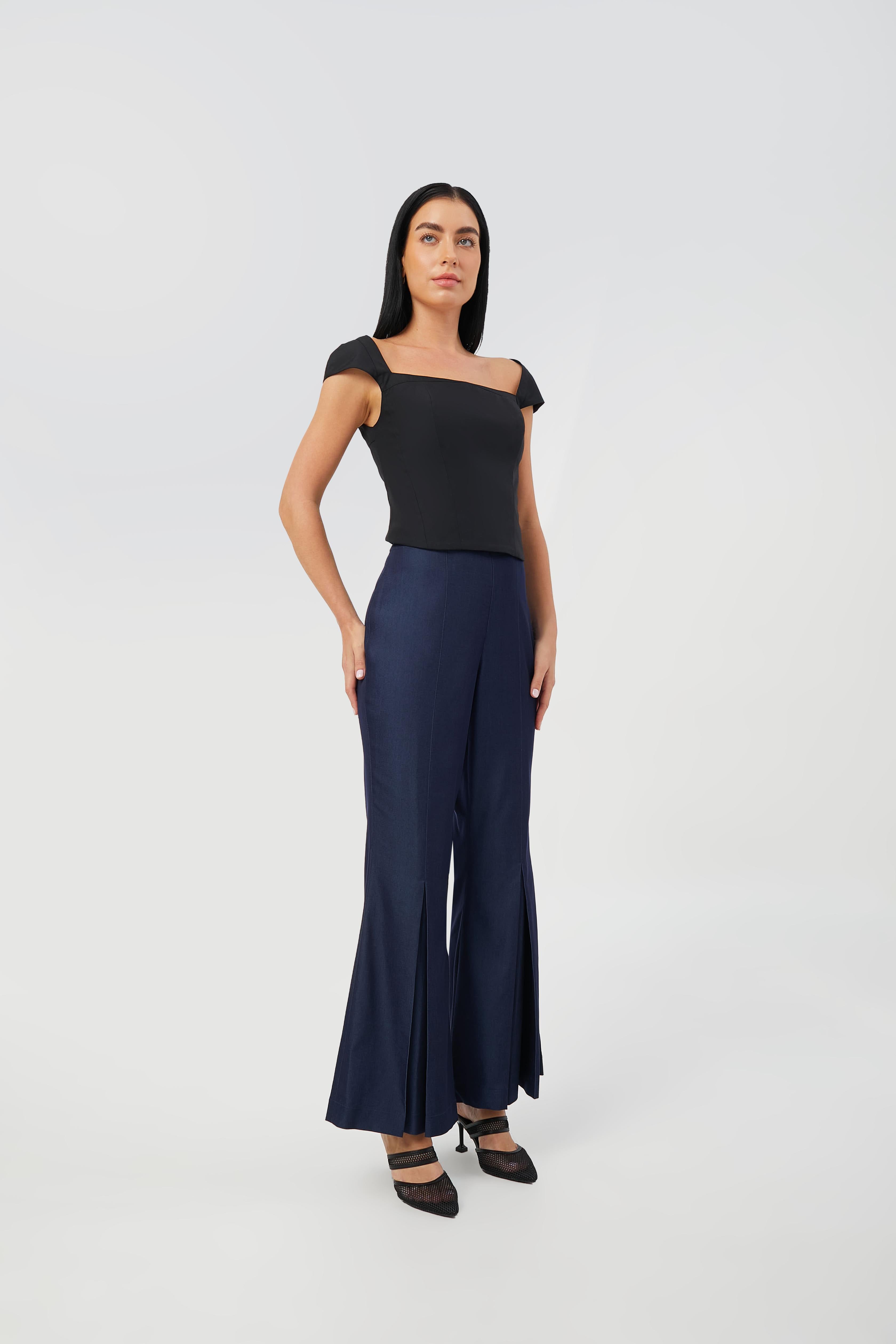 CAELI ECO LUXE | Flared Trousers