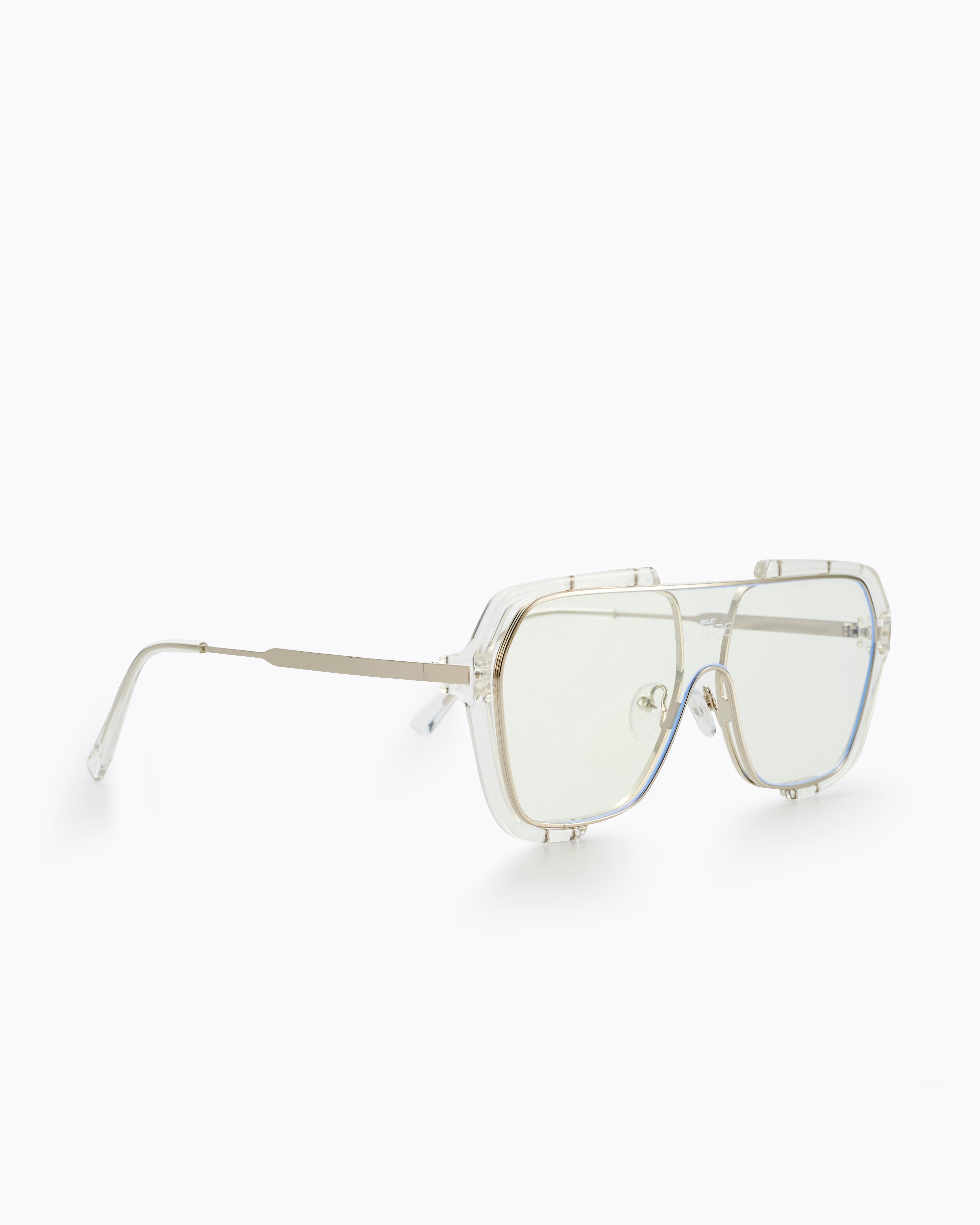 PROJECTWEAR | Cardwell Sunglasses Silver/Clear