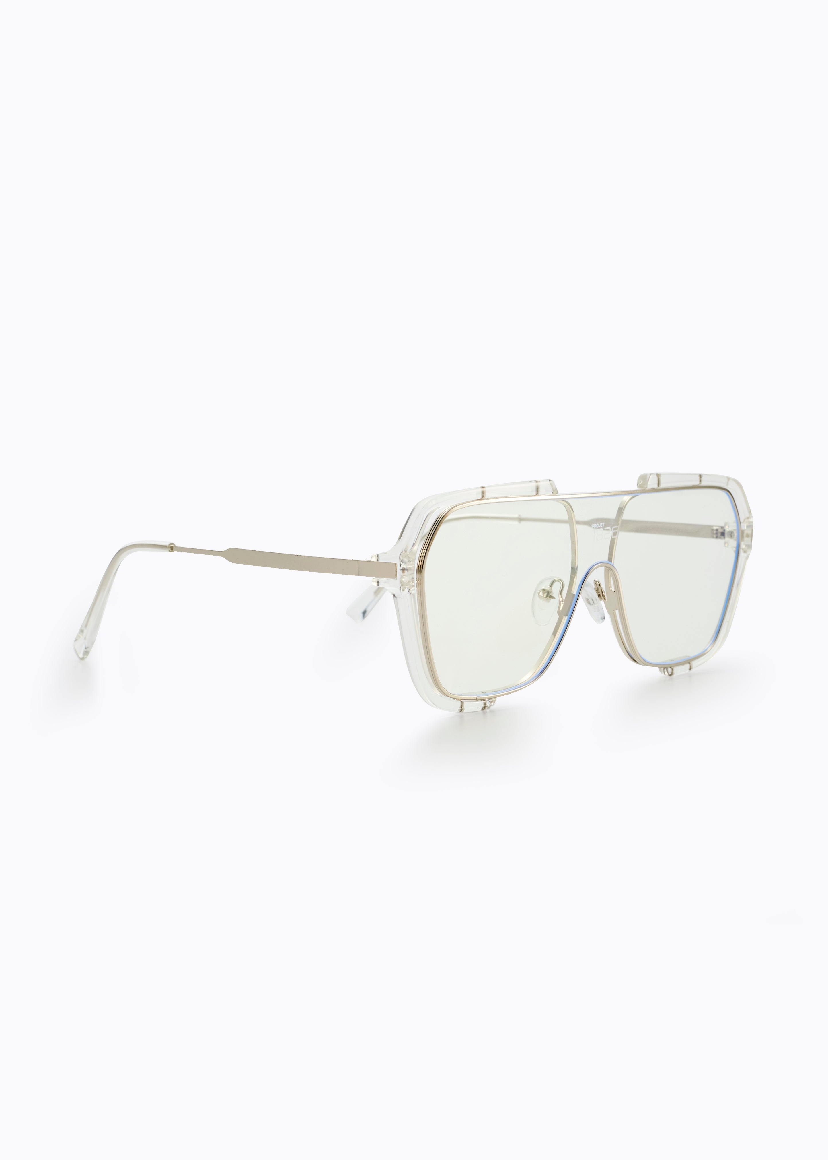 PROJECTWEAR | Cardwell Sunglasses Silver/Clear