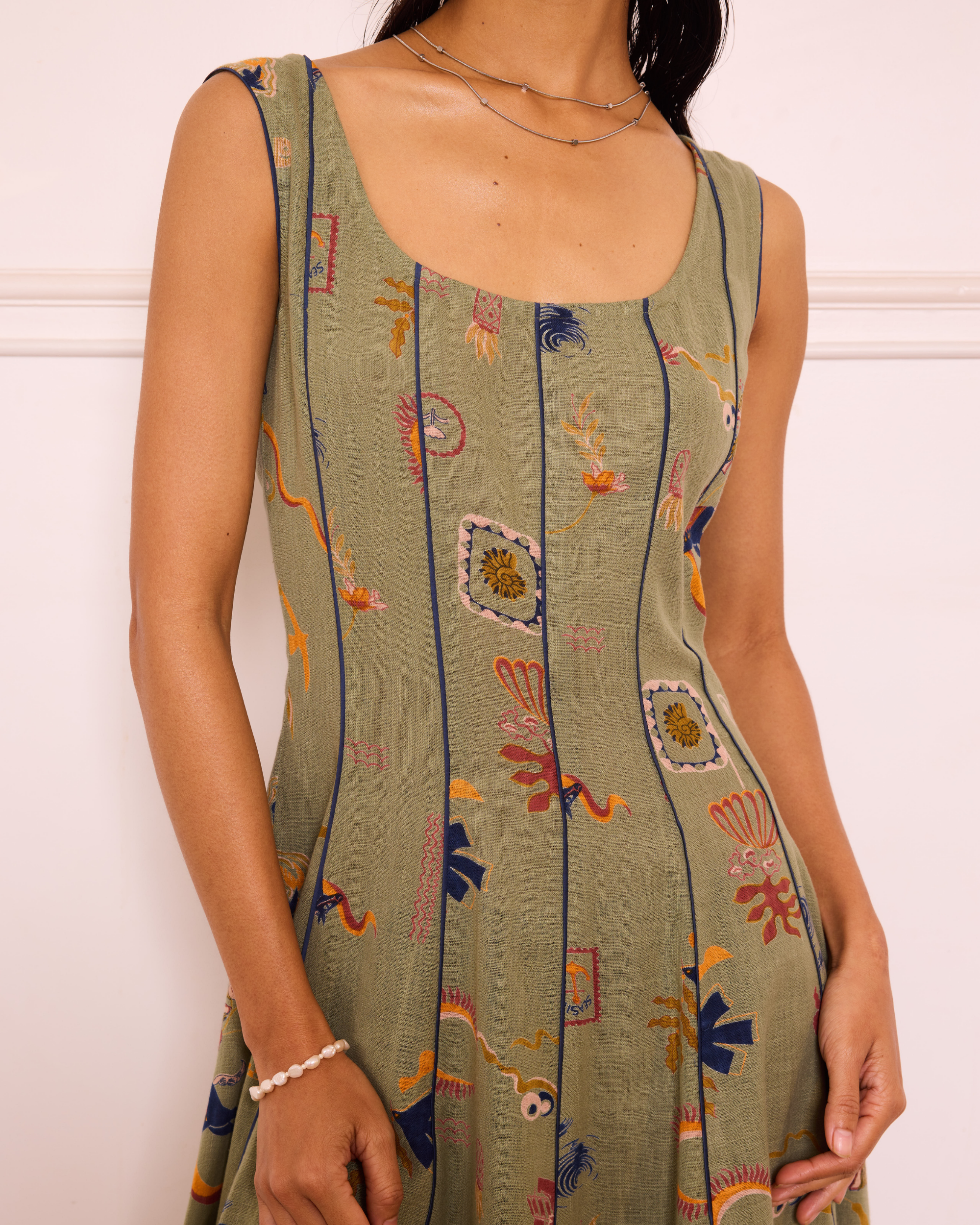 SUI | Bold Nights Handwoven Maxi Dress
