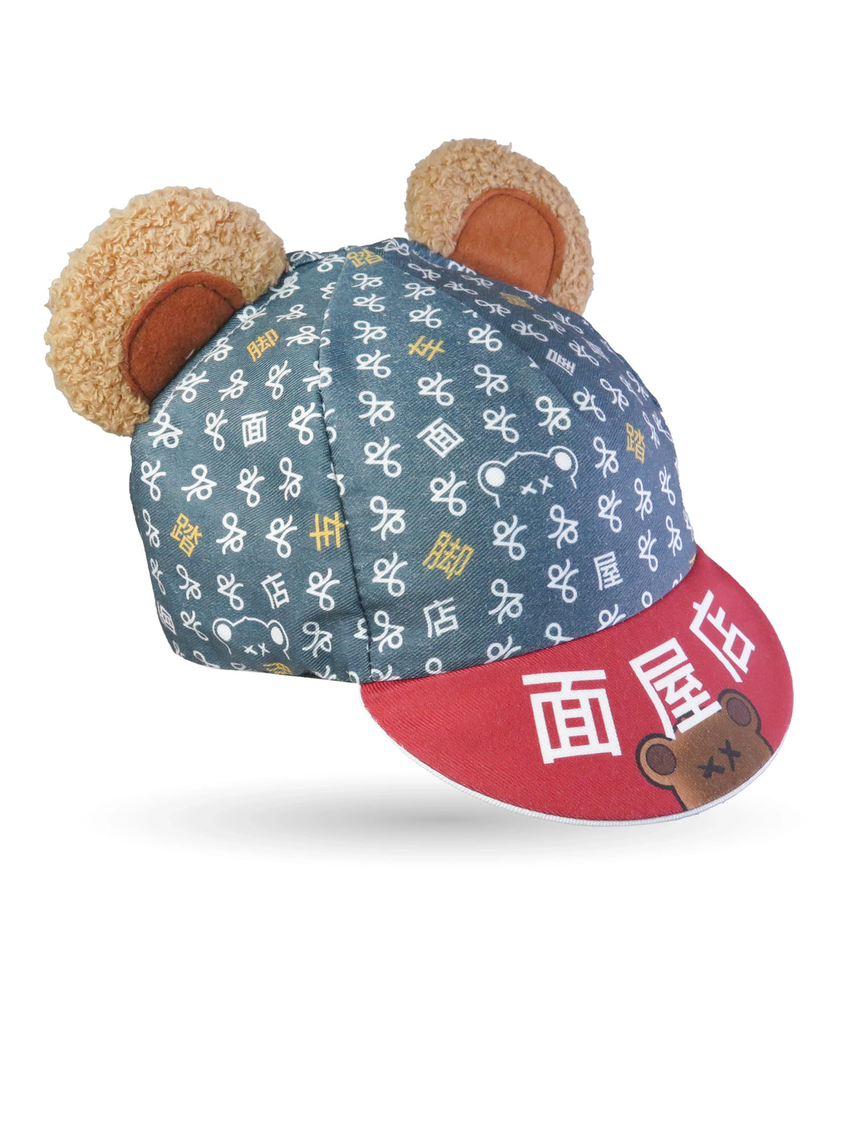 EXTRA NOODLE | EXTRA NOODLES x TAKACHYA Monogram Cycling Cap Bear Ears (Pre-Order)