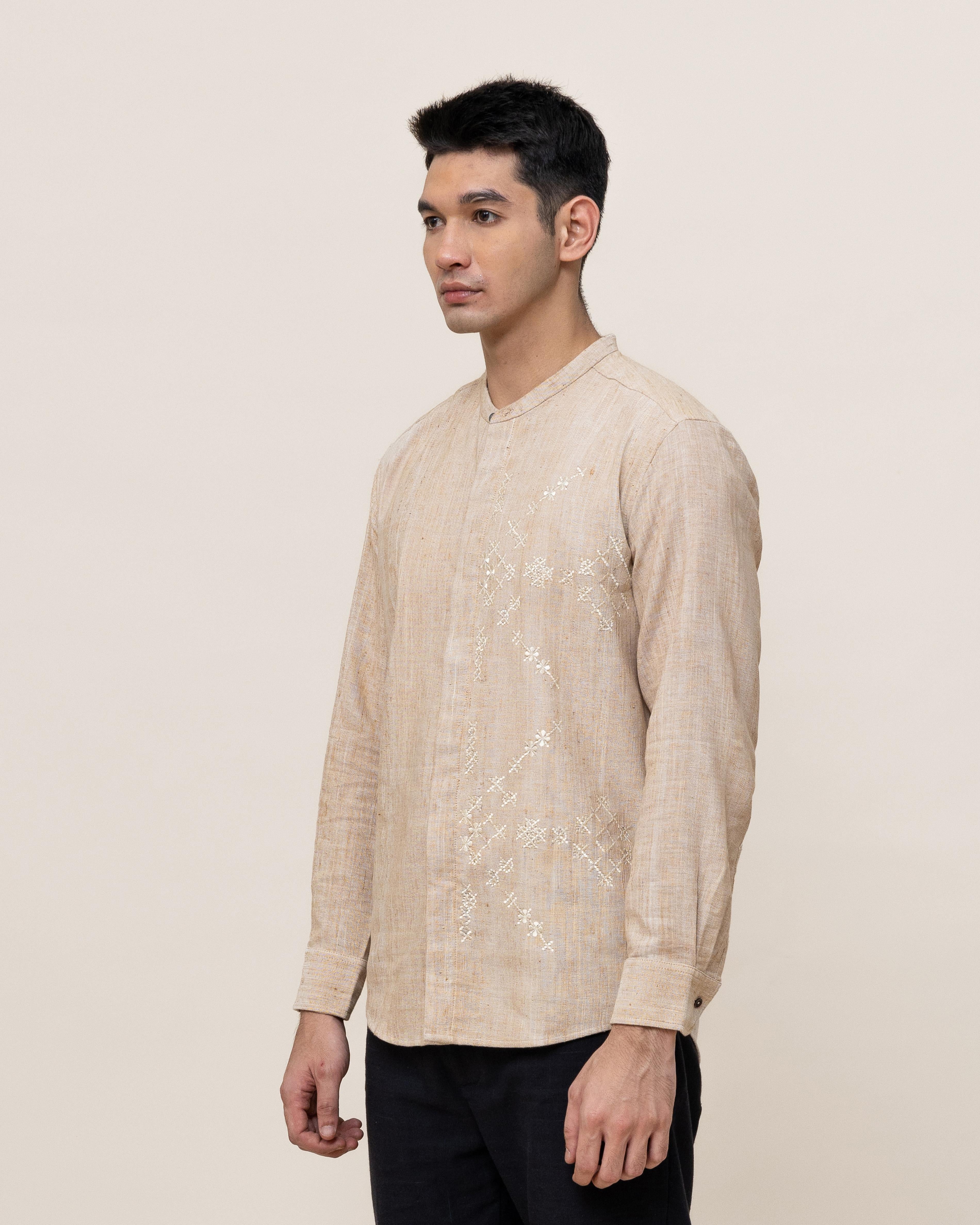 SUKKHA CITTA | KAPAS - Embroidered Fitted Shirt