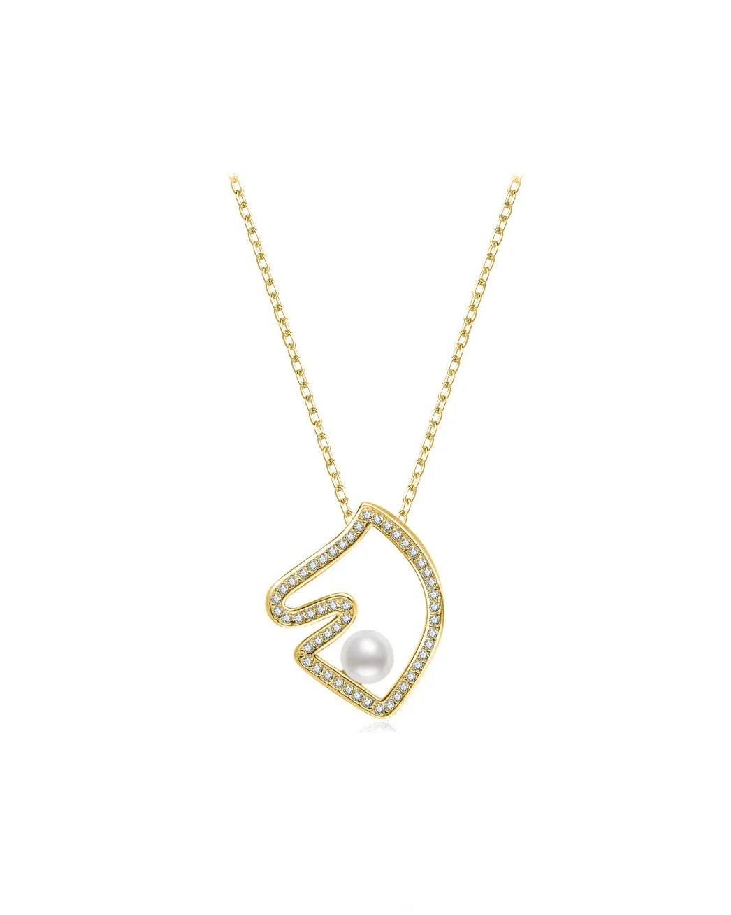 PEARLY LUSTRE | Top Grade Freshwater Pearl | Necklace | WN00781 | HORSE