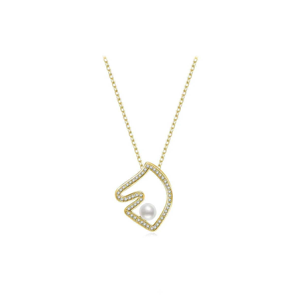 PEARLY LUSTRE | Top Grade Freshwater Pearl | Necklace | WN00781 | HORSE