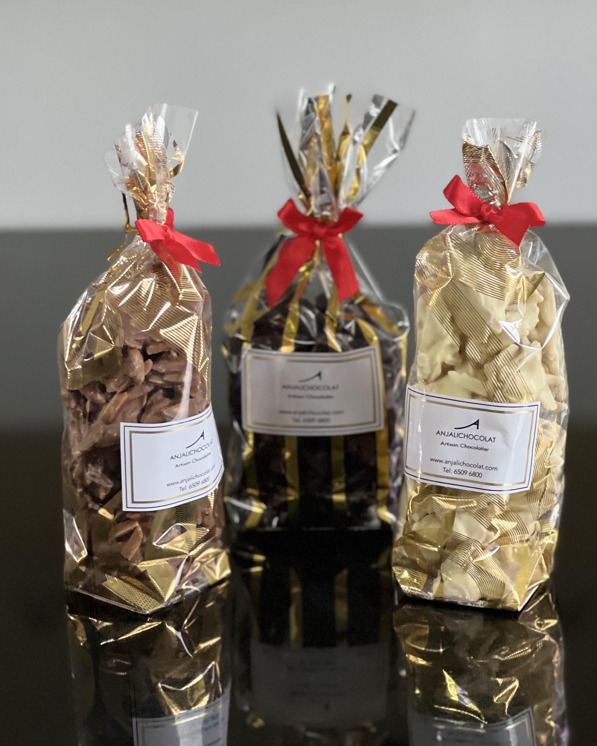 ANJALICHOCOLAT | Milk Chocolate Almond Rochers