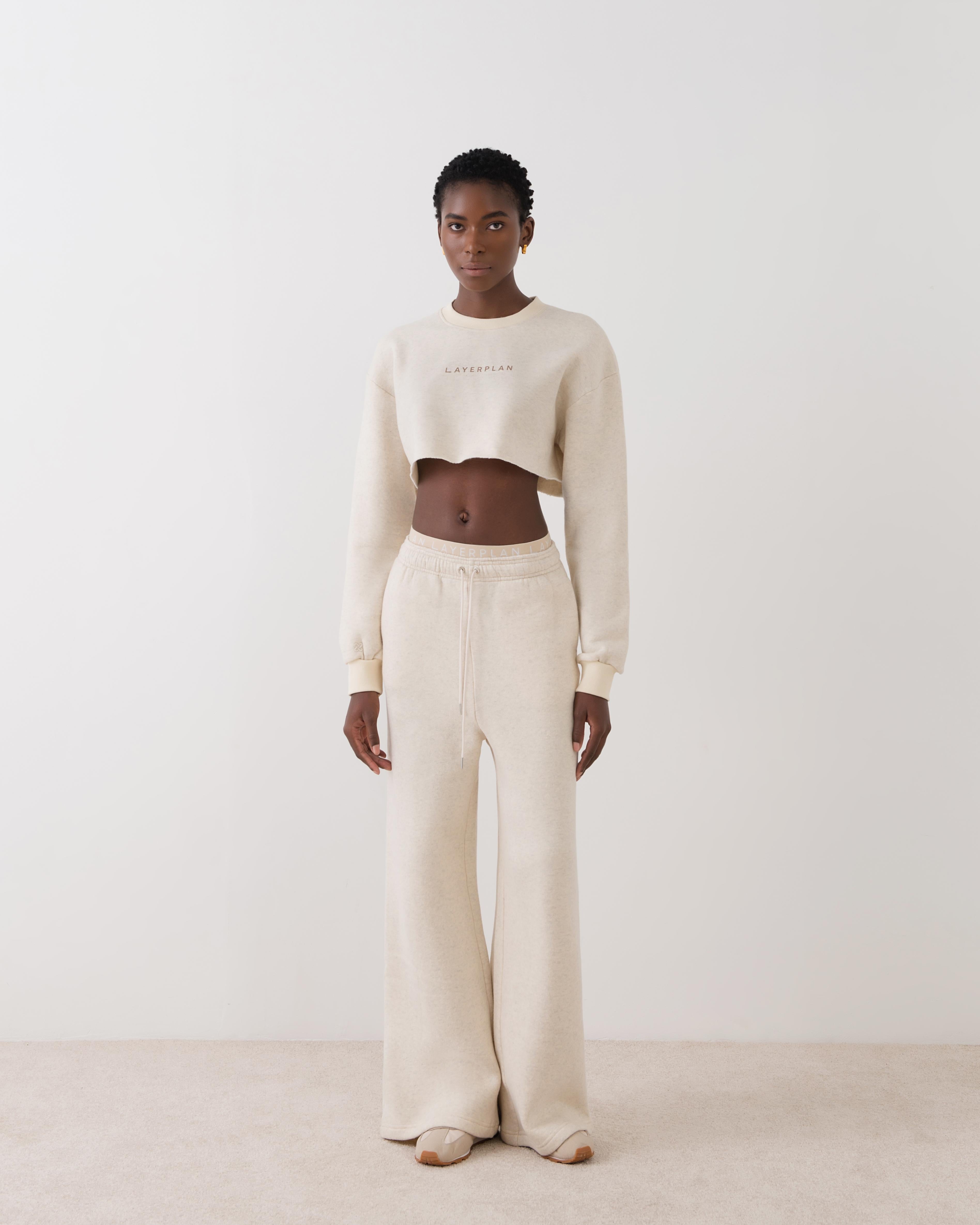 LAYERPLAN | LP Wideleg Logo Sweater Set