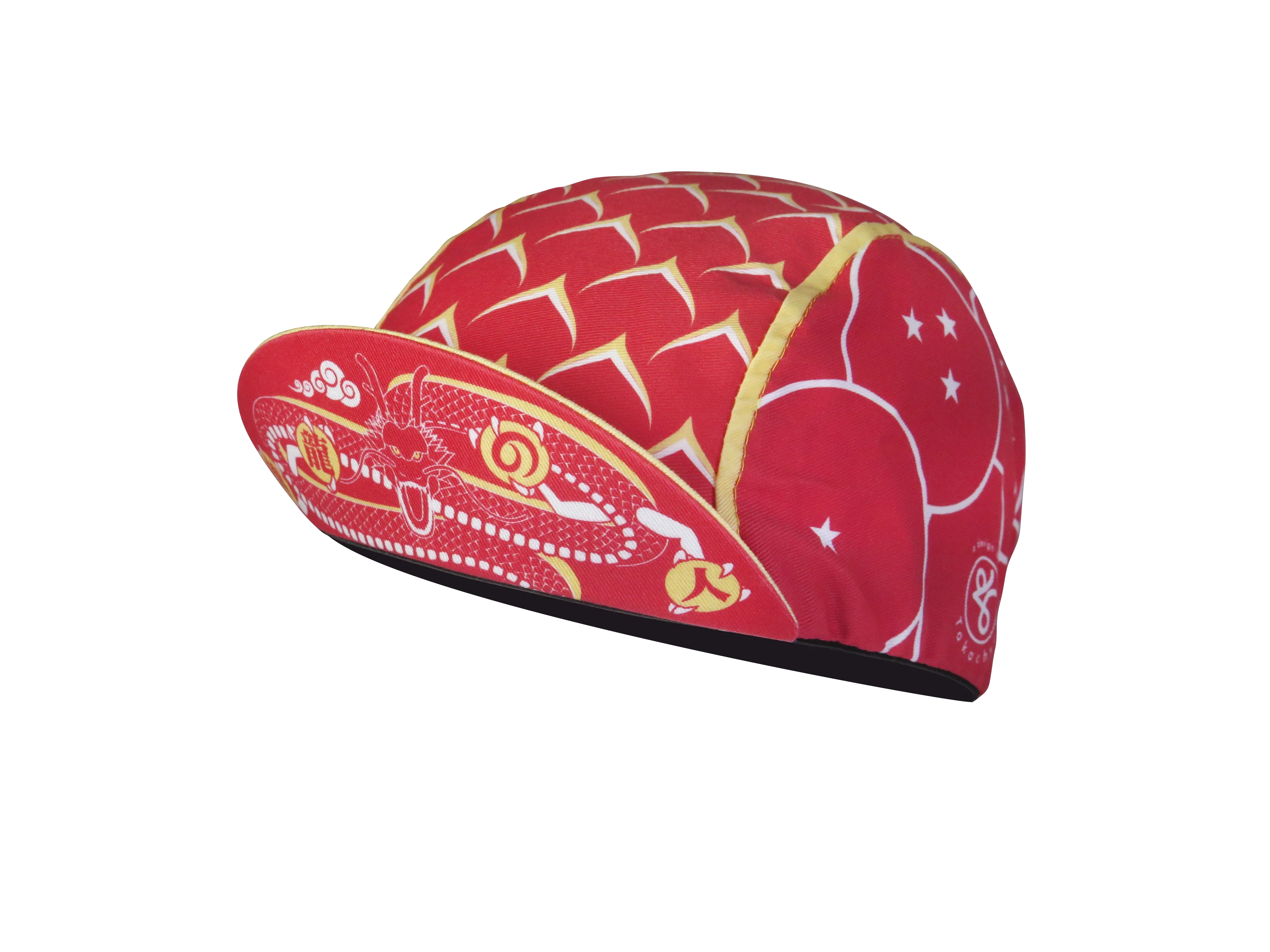 A DESIGN BY TAKACHYA | Cycling Cap - DragonfruitZ Auspicious Red