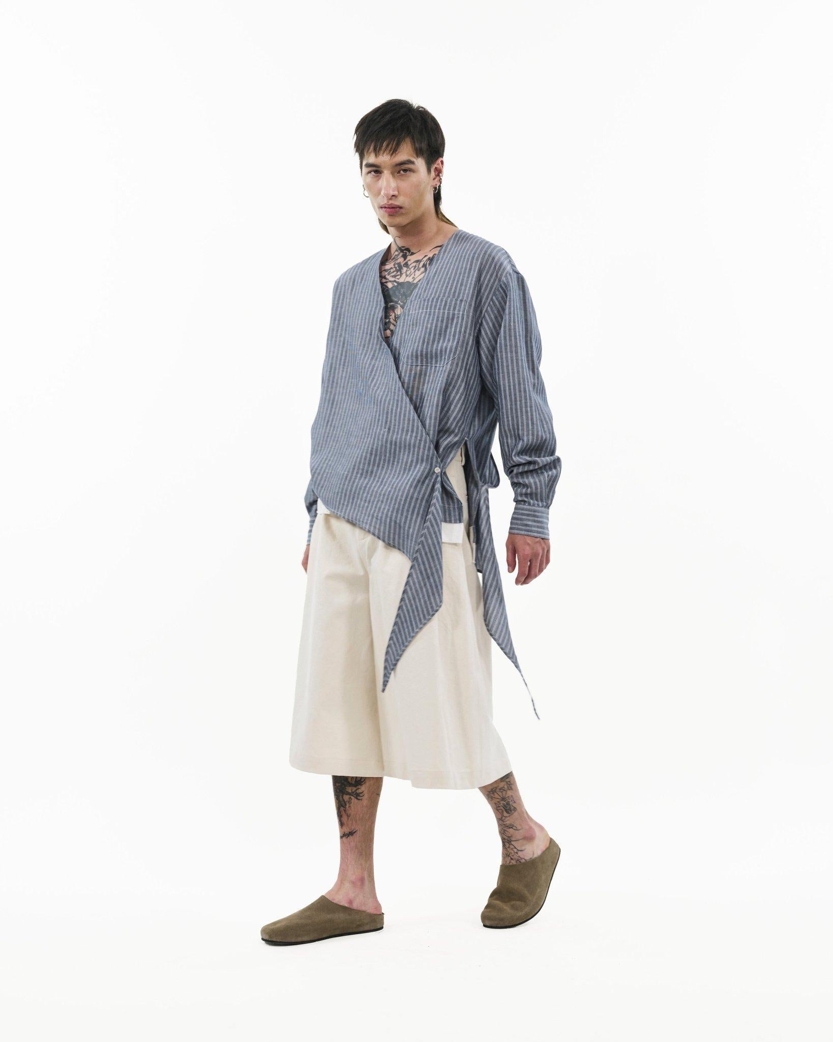 GRAYE | Asymmetrical Wrap Shirt