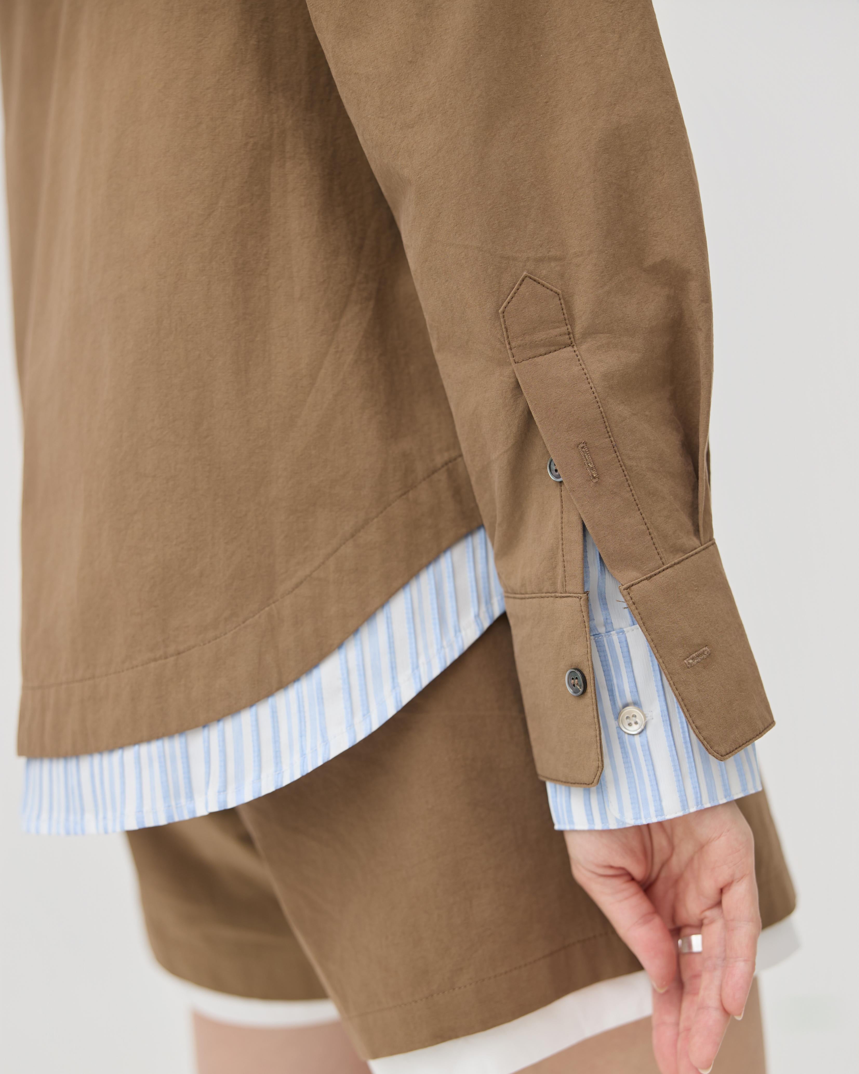 3EIGHTH | Kasane Shirt In Sandstone