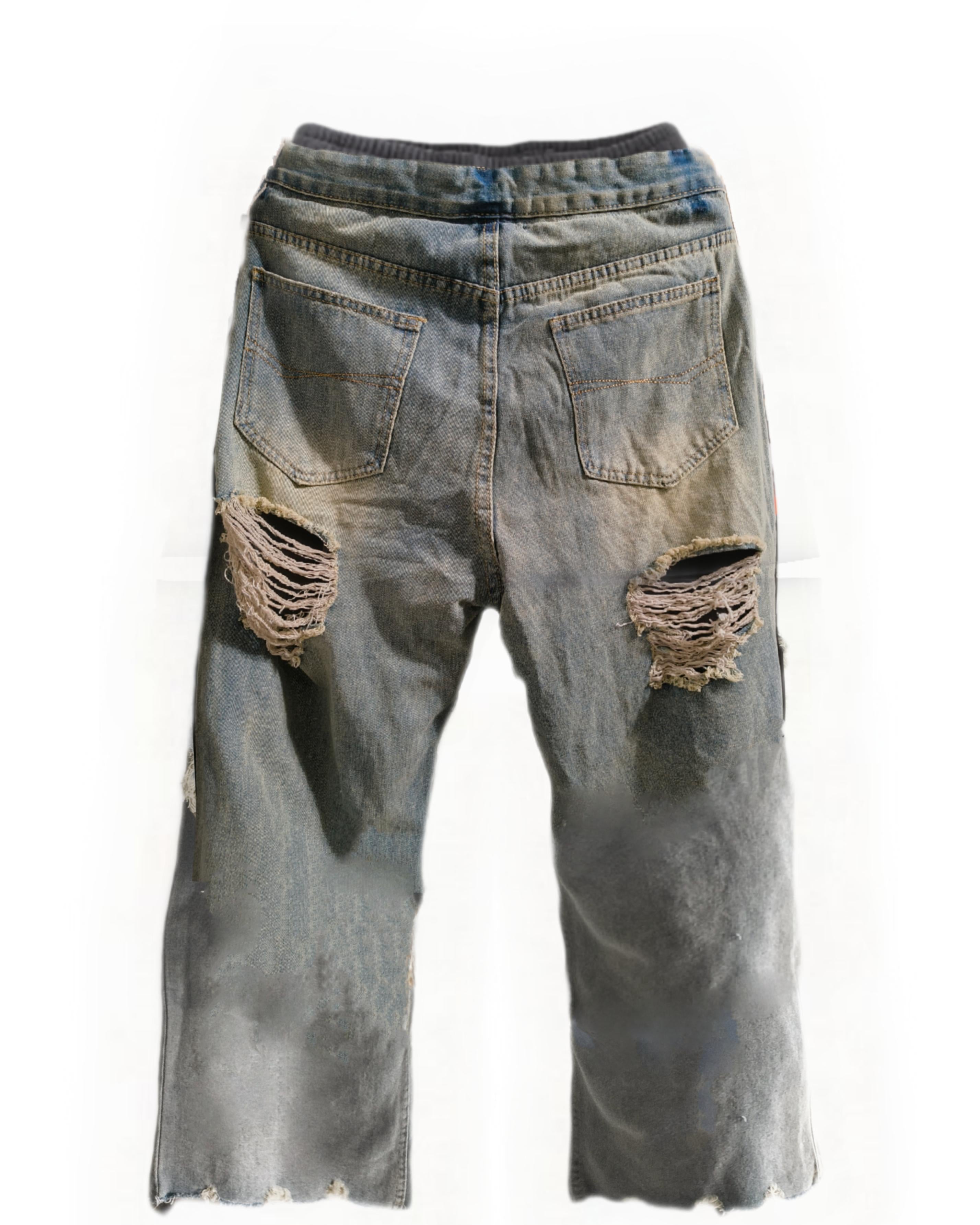 EXTRA NOODLES | Vanish Pants Drawstring Jeans