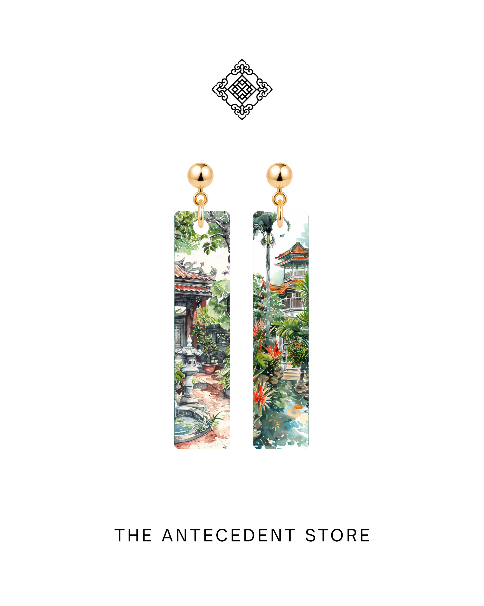 THE ANTECEDENT STORE | Singapore Garden Earrings