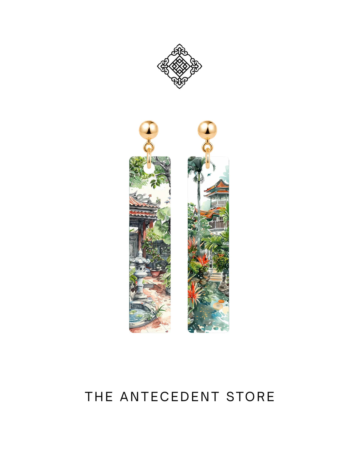 THE ANTECEDENT STORE | Singapore Garden Earrings
